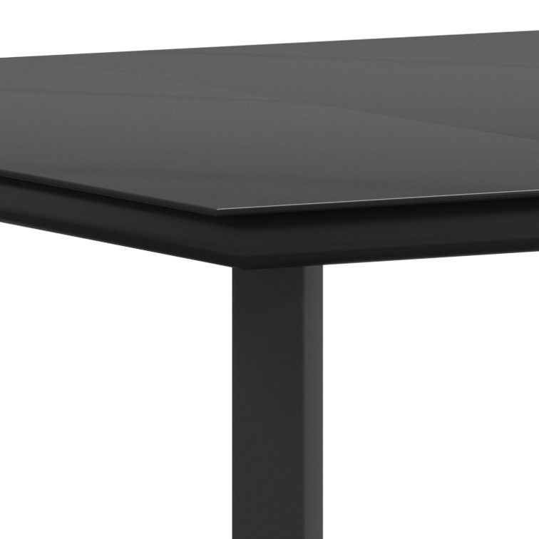 7 darabos kerti étkező garnitúra szürke polirattan