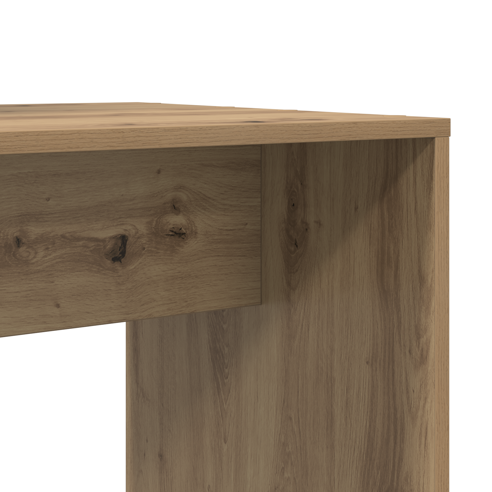 Asztal polcokkal tárolóval kézműves tölgy 138.5 x 55 x 143 cm faanyag Asztal polcokkal tárolóval kézműves tölgy 138.5 x 55 x 143 cm faanyag