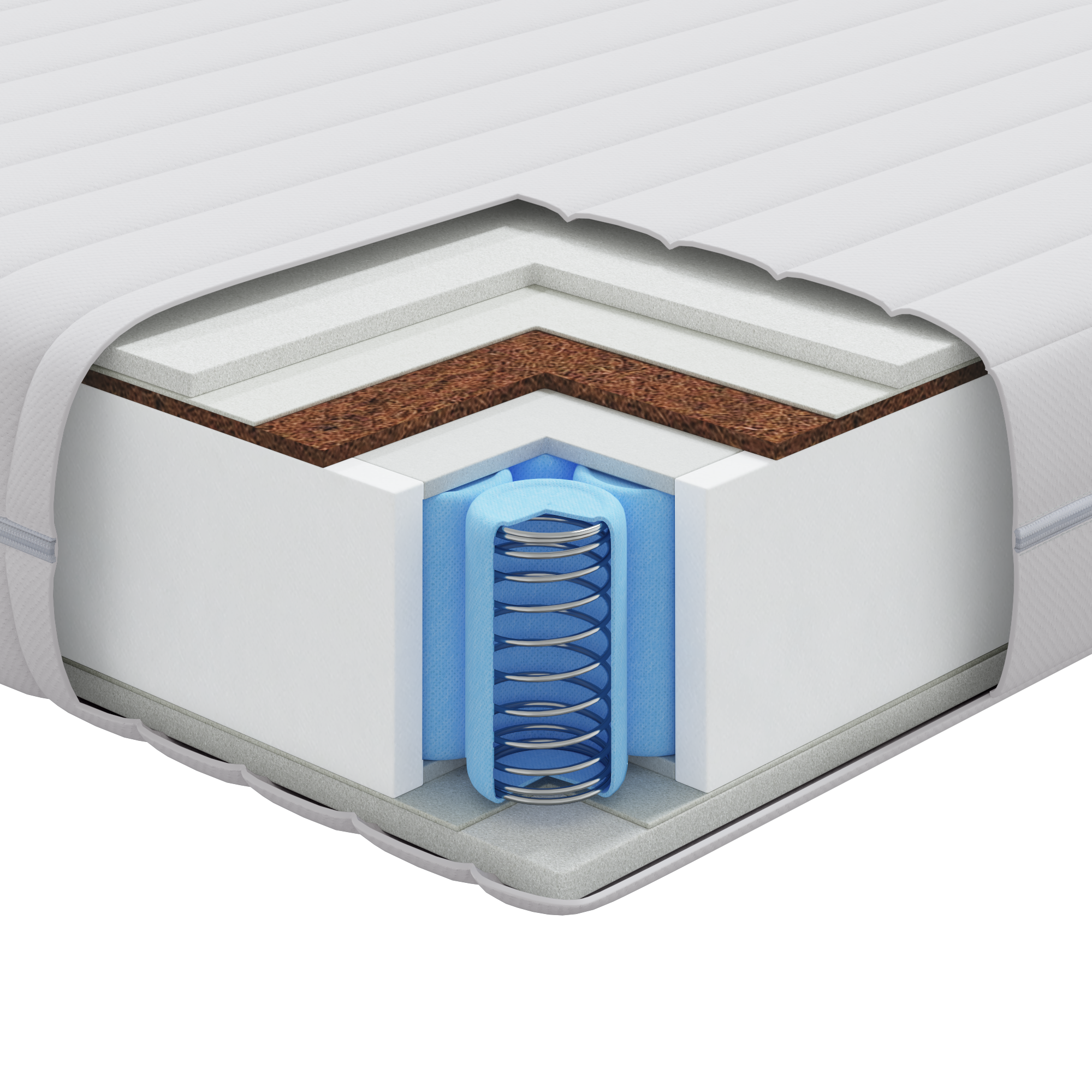 Matracok fehér 70 x 200 cm 100% poliészter szövet