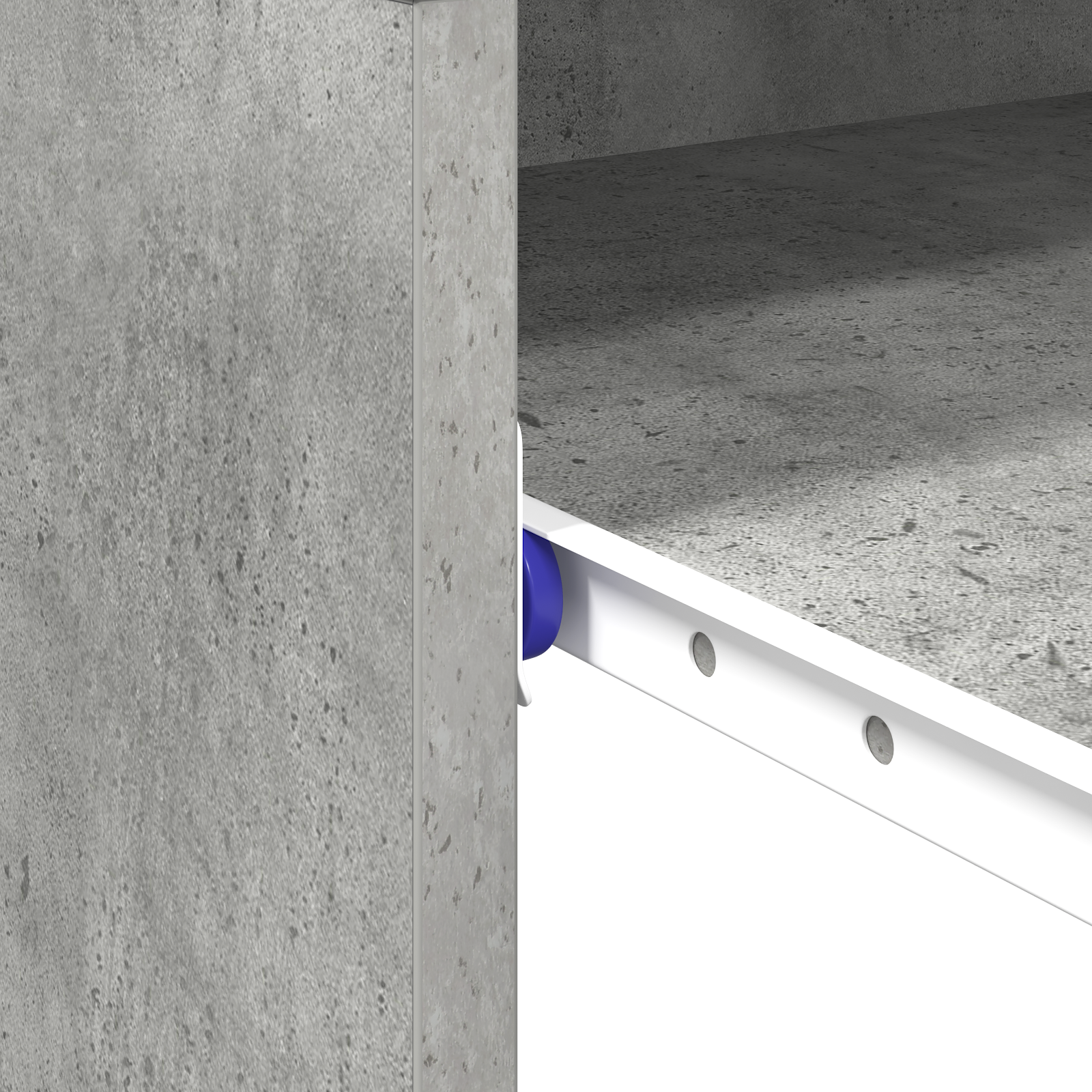 Számítógépes asztal betonkék forgácslap beton asztal