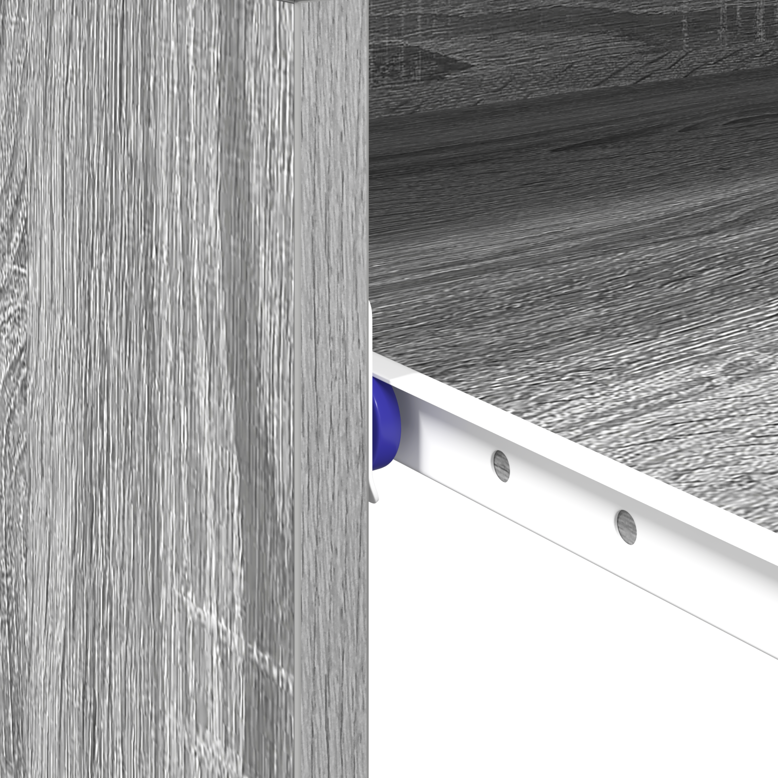 Számítógép asztal szürke sonoma engineered fa kompakt egyszerű