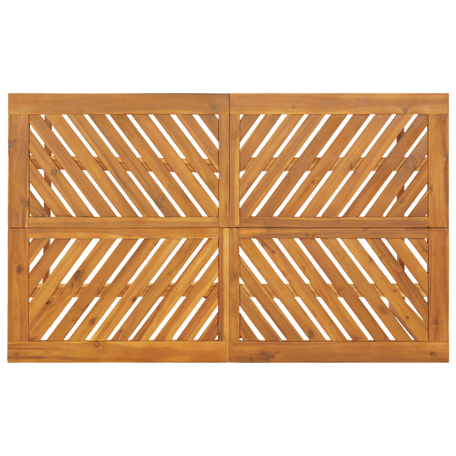 5 darabos kerti étkező készlet tömör akácfából