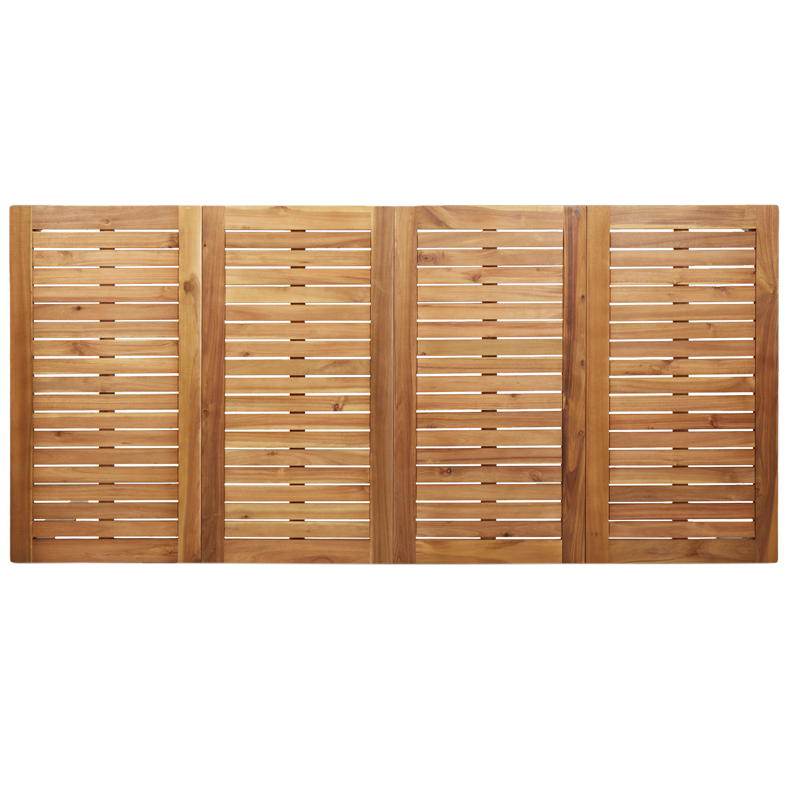 7 darabos kerti étkező szett tömör fa tík