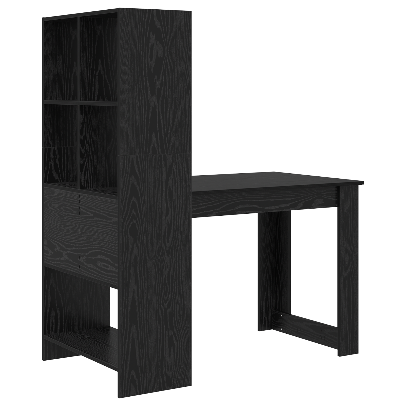 Asztal musta tammi 122 x 67 x 145 cm műgyanta és forgácslap