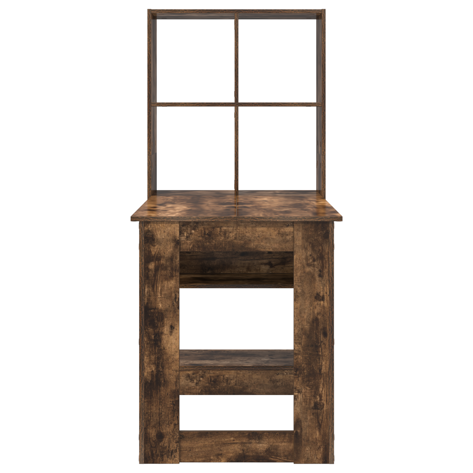 Asztal füstölt tölgy 122 x 67 x 145 cm műgyanta és forgácslap