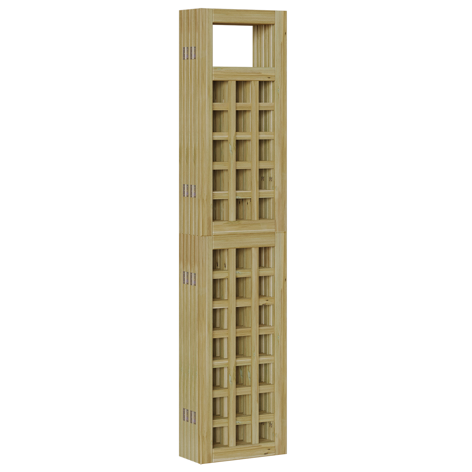 Kültéri magánélet védő 6 panel impregnált fa fenyő, kültéri képernyő 120x180 cm impregnált fa fenyő