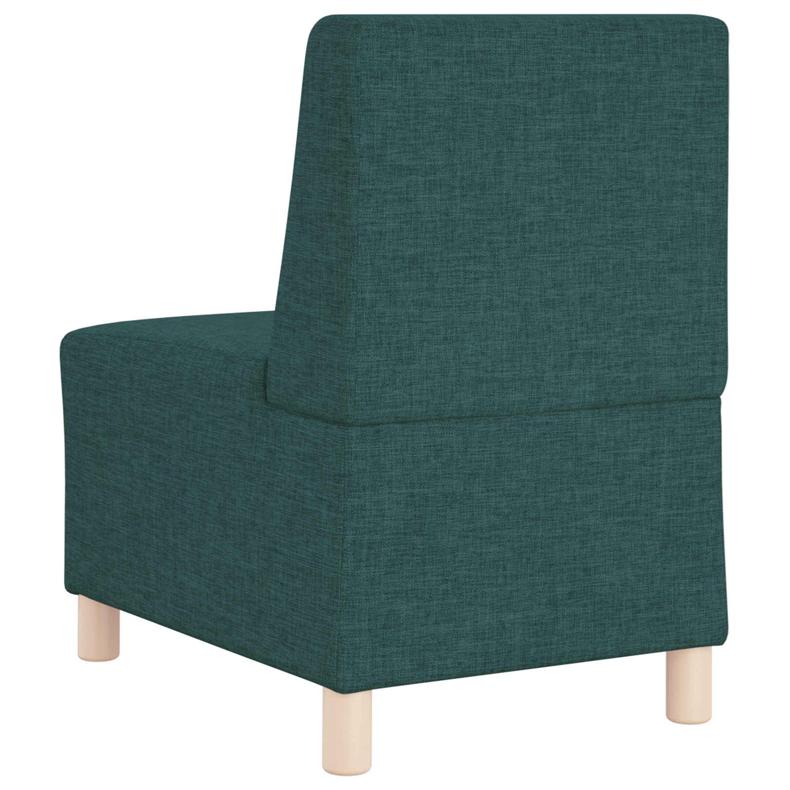 Világosszürke 55 cm szövet kanapé szék 2 pcs sötétzöld