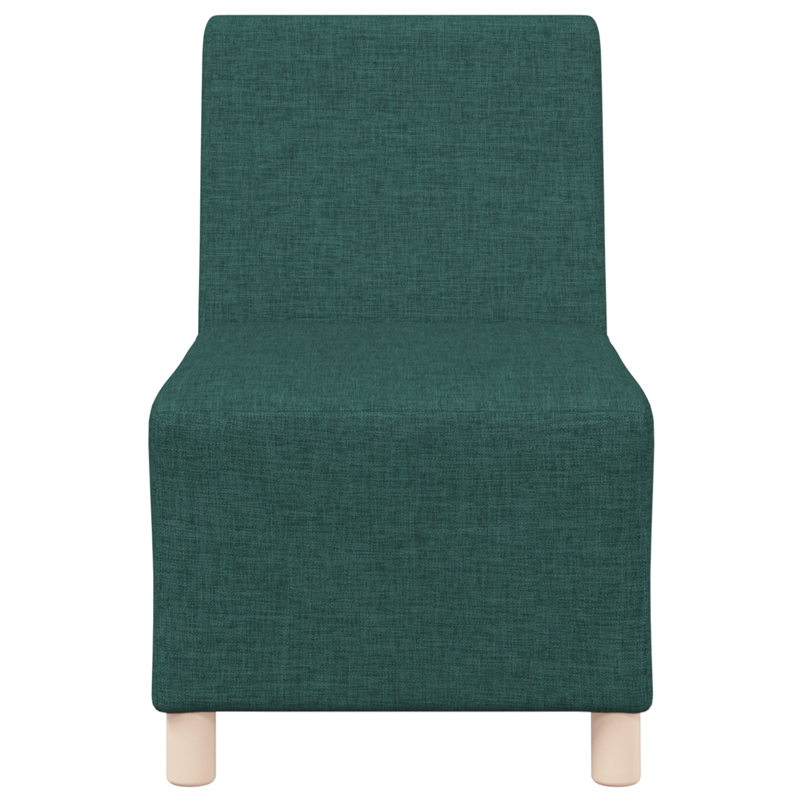 Világosszürke 55 cm szövet kanapé szék 2 pcs sötétzöld