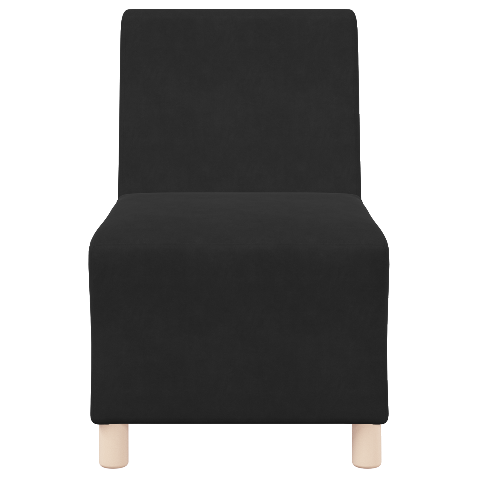 Kanapék székek 2 pcs fekete 55 x 74 x 82 cm bársony Kanapék székek 2 pcs fekete 55 x 74 x 82 cm bársony