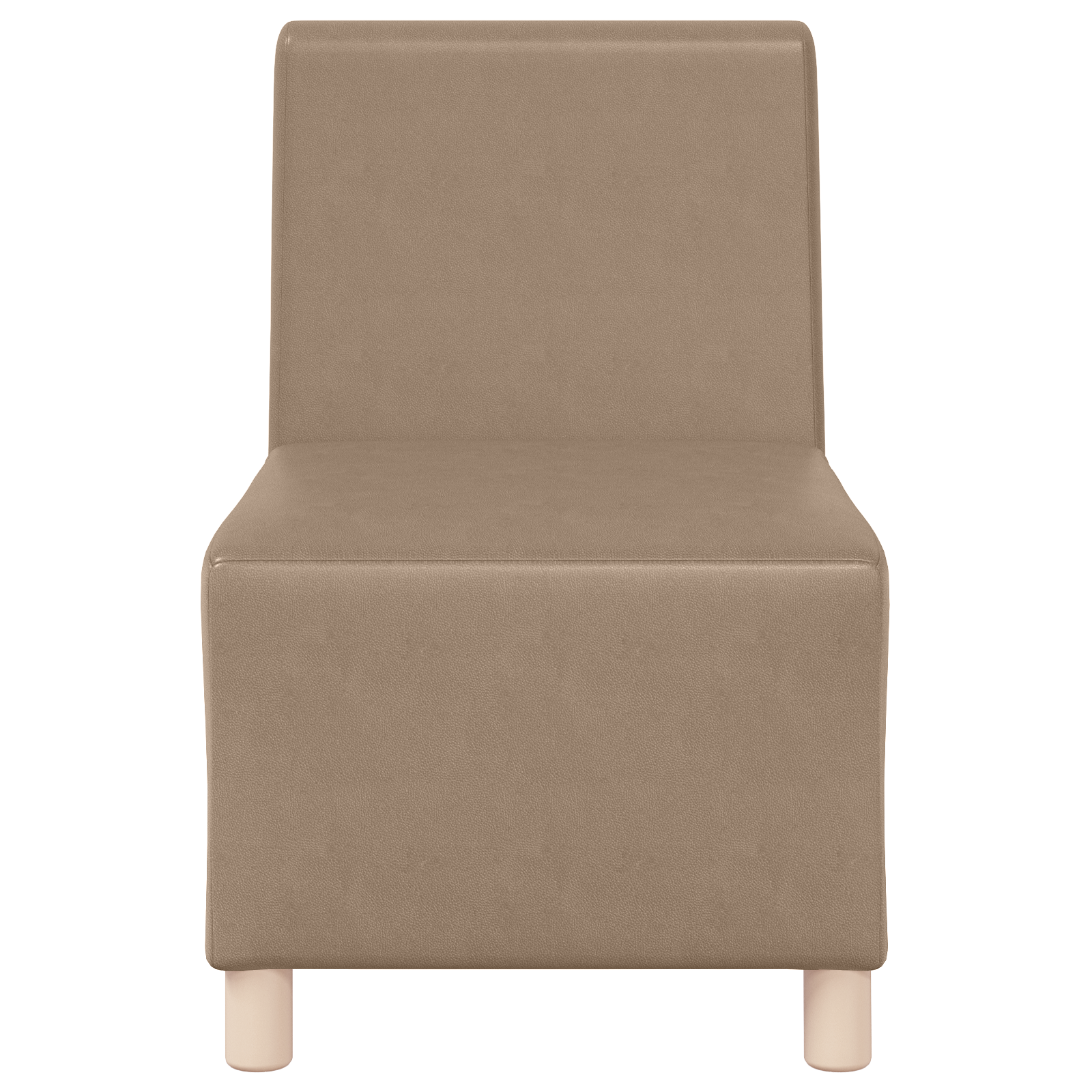 Kanapék székek 2 pcs cappuccino 55 x 74 x 82 cm műbőr