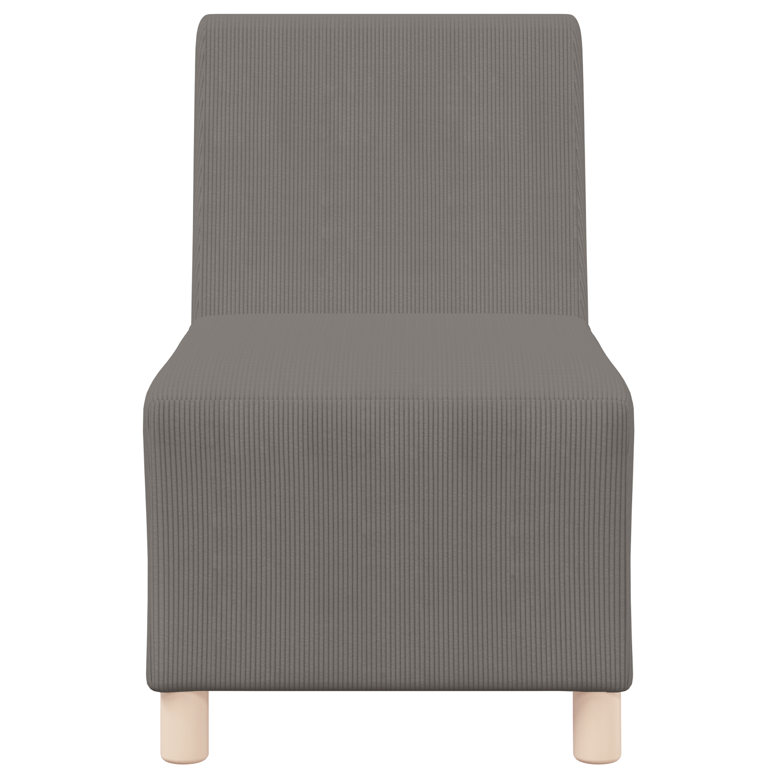 Sofa chiar 2 pcs világosszürke 55 x 74 x 82 cm bársony anyag
