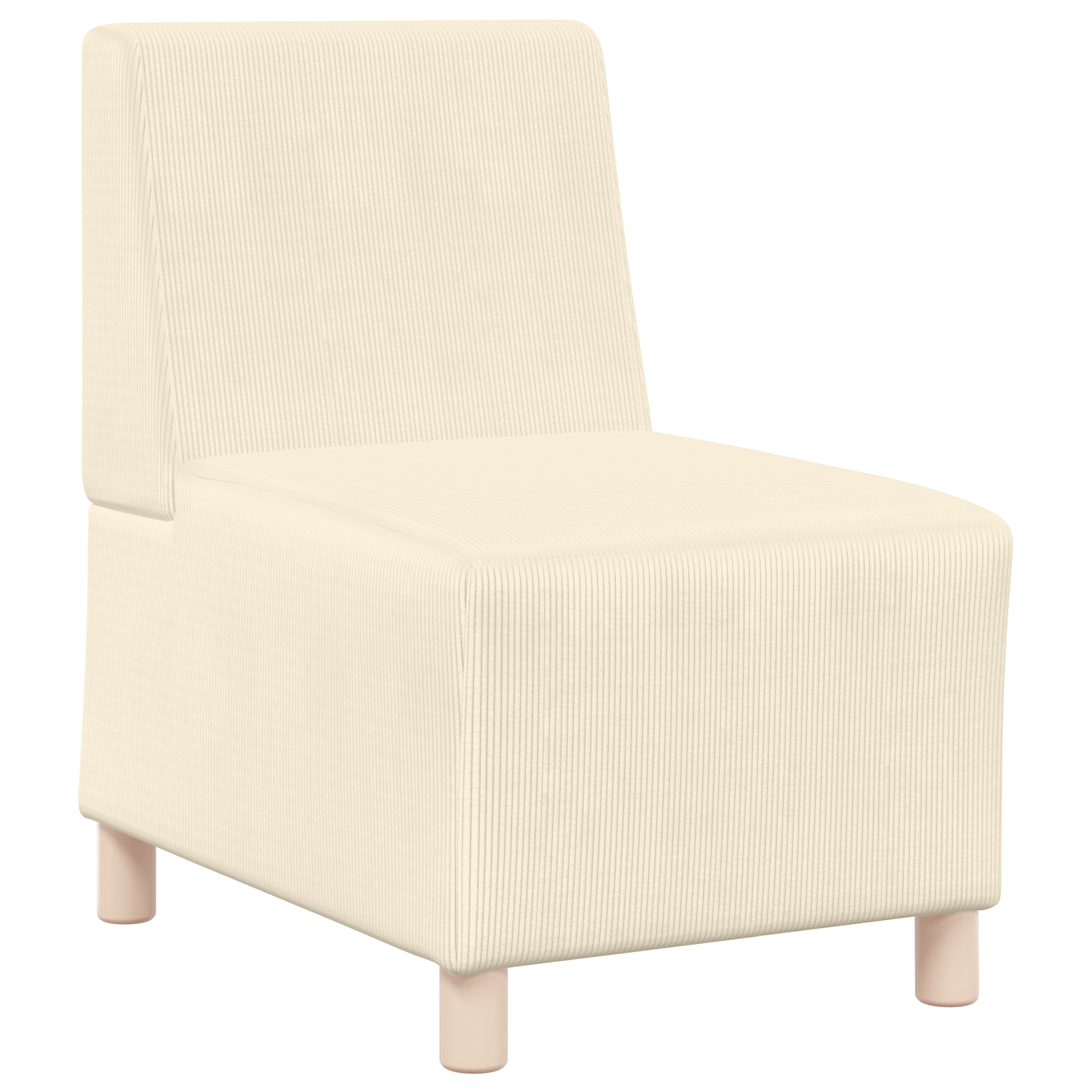 Sofa chiar 2 pcs krém 55 x 74 x 82 cm bársony anyag