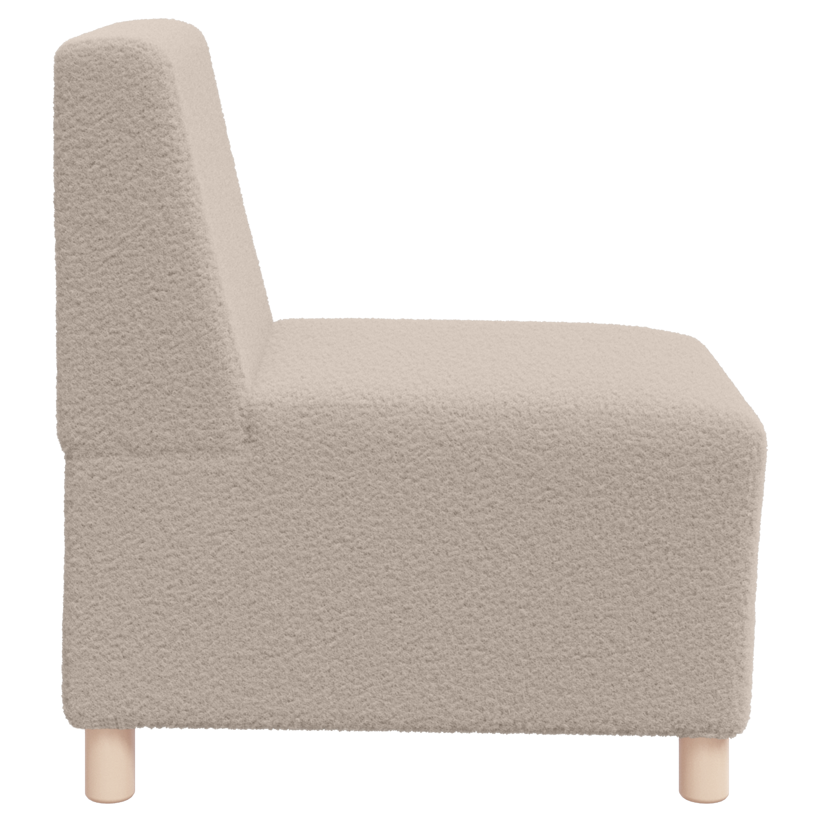 Sofa chiar 2 pcs világosszürke 55 x 74 x 82 cm bársony anyag Sofa chiar 2 pcs világosszürke 55 x 74 x 82 cm bársony anyag