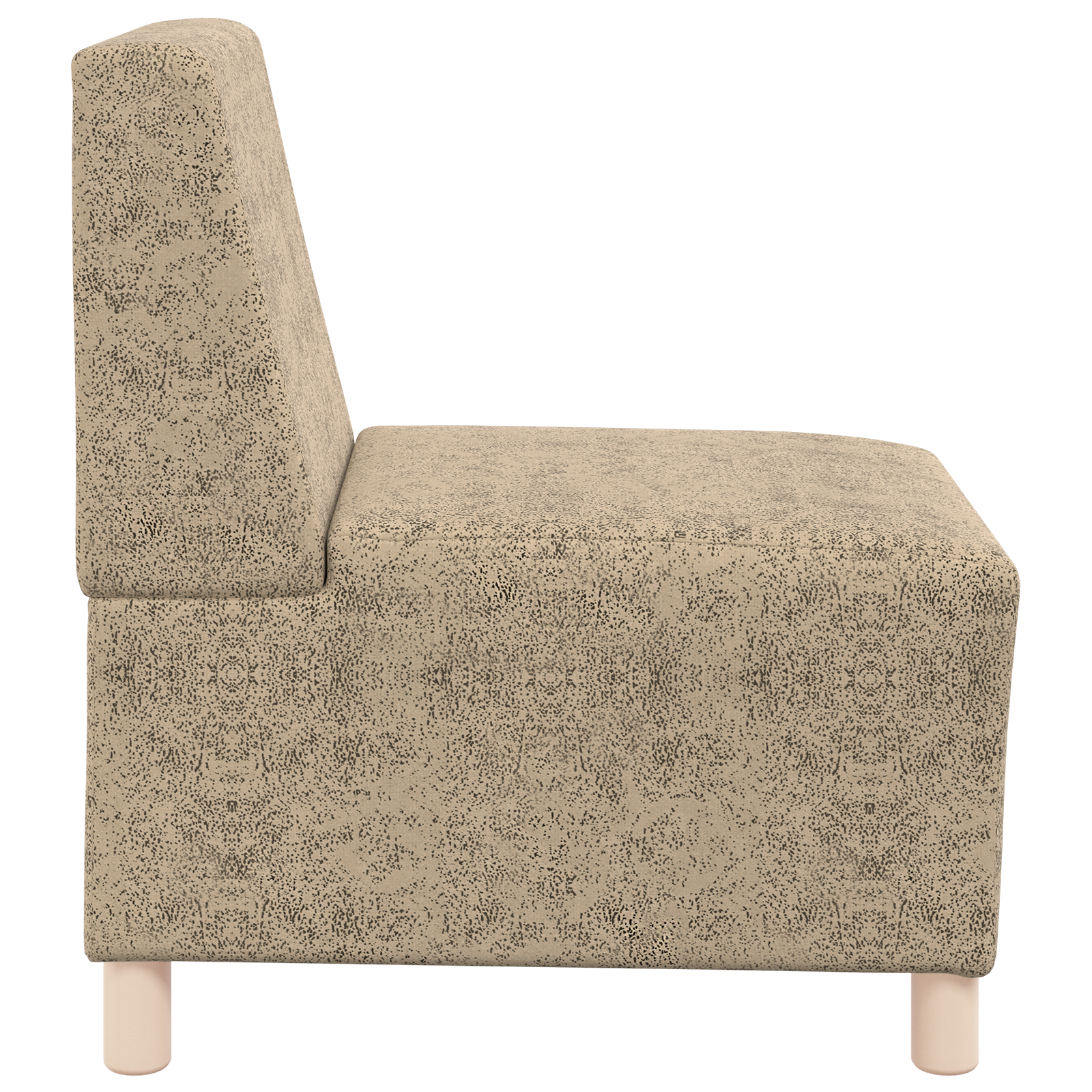 Fotel párnával 2 pcs világosszürke 55 cm műbőr velúr Fotel párnával 2 pcs világosszürke 55 cm műbőr velúr