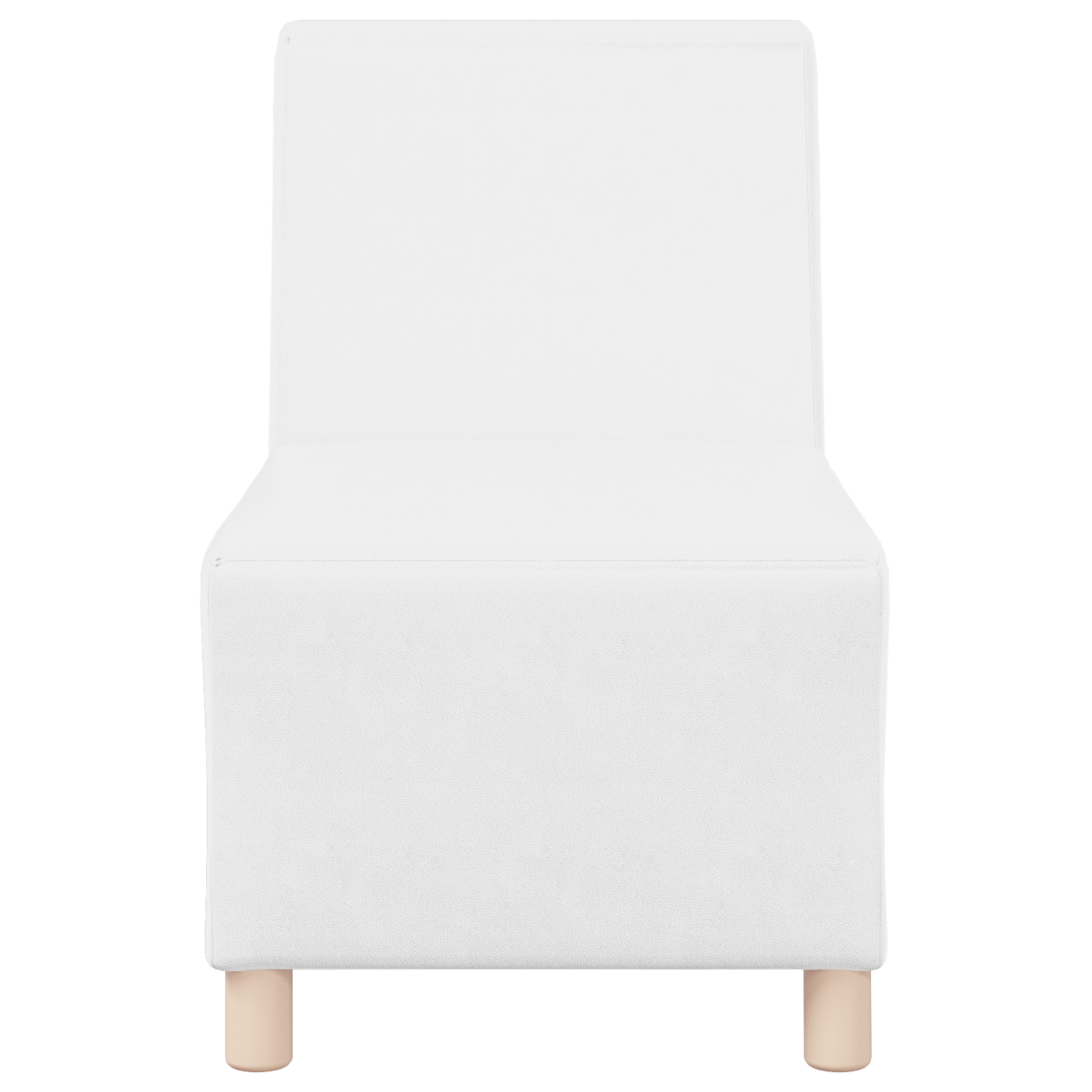 Kanapék székek 3 pcs fehér 55 x 74 x 82 cm műbőr Kanapék székek 3 pcs fehér 55 x 74 x 82 cm műbőr
