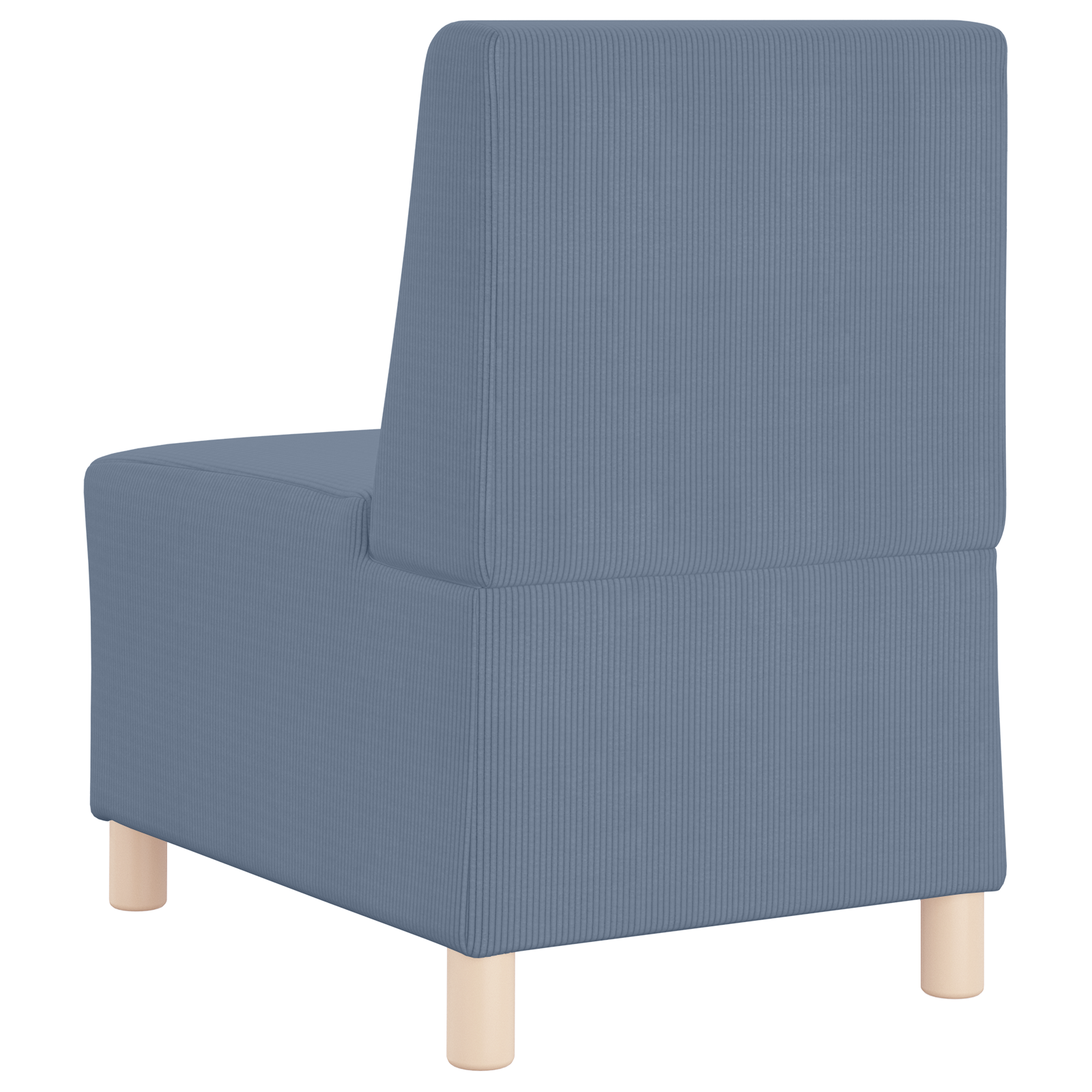 Sofa chiar 3 pcs kék 55 x 74 x 82 cm bársony anyag Sofa chiar 3 pcs kék 55 x 74 x 82 cm bársony anyag