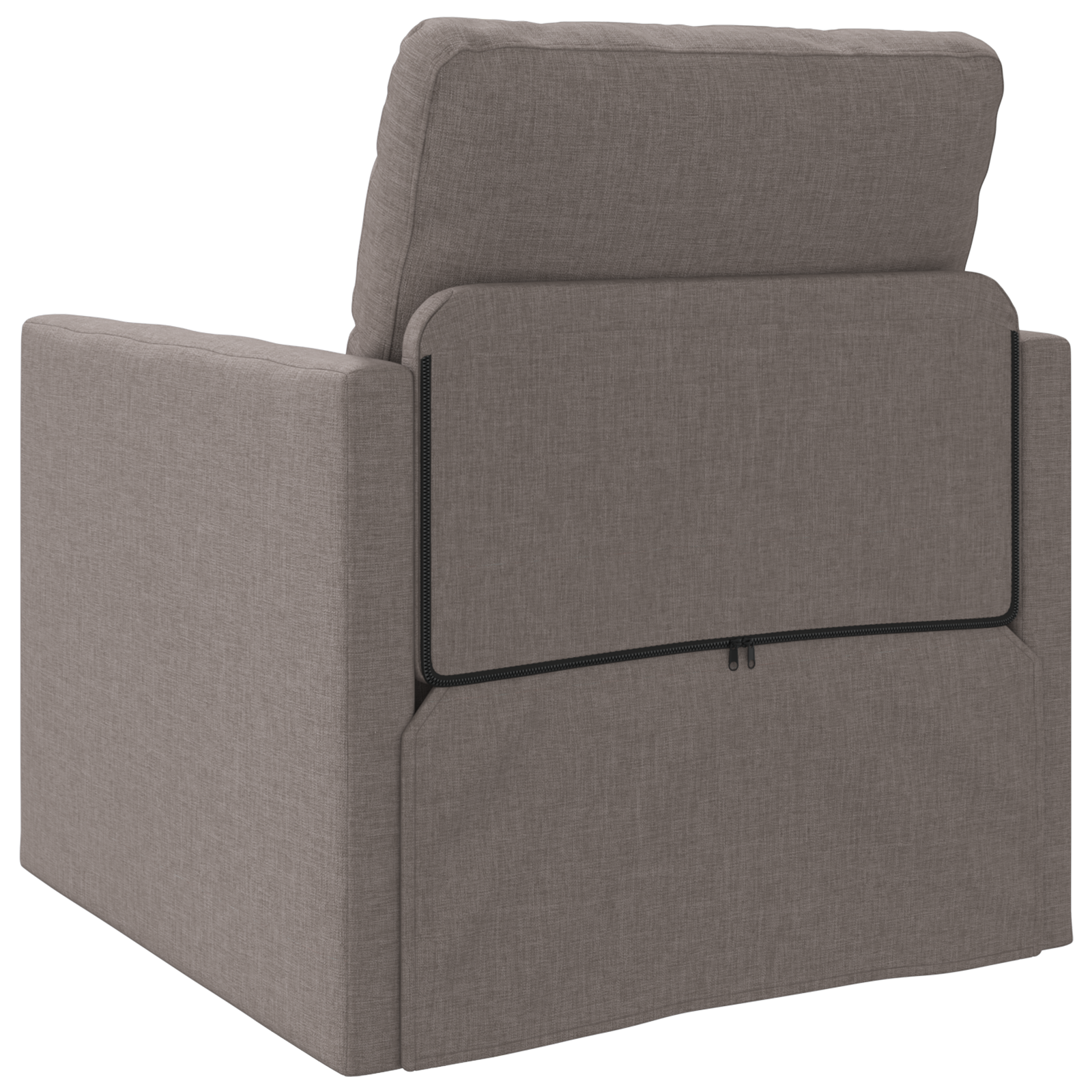 Földi kanapéágy 2 az 1-ben taupe 74x77x81 cm szövet Földi kanapéágy 2 az 1-ben taupe 74x77x81 cm szövet
