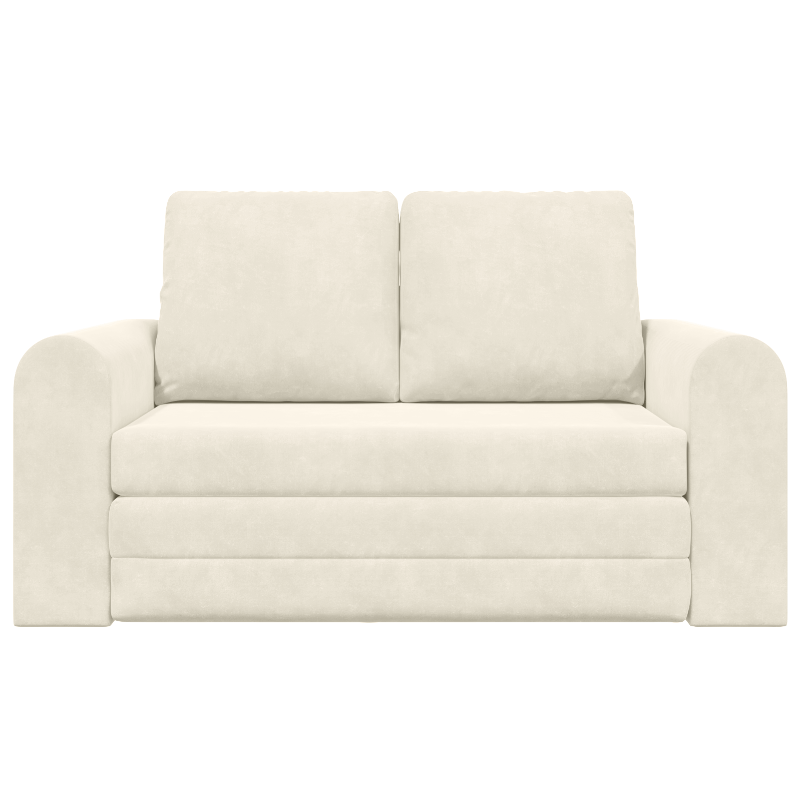 Kanapéágy 2 az 1-ben krém 148x71x83 cm