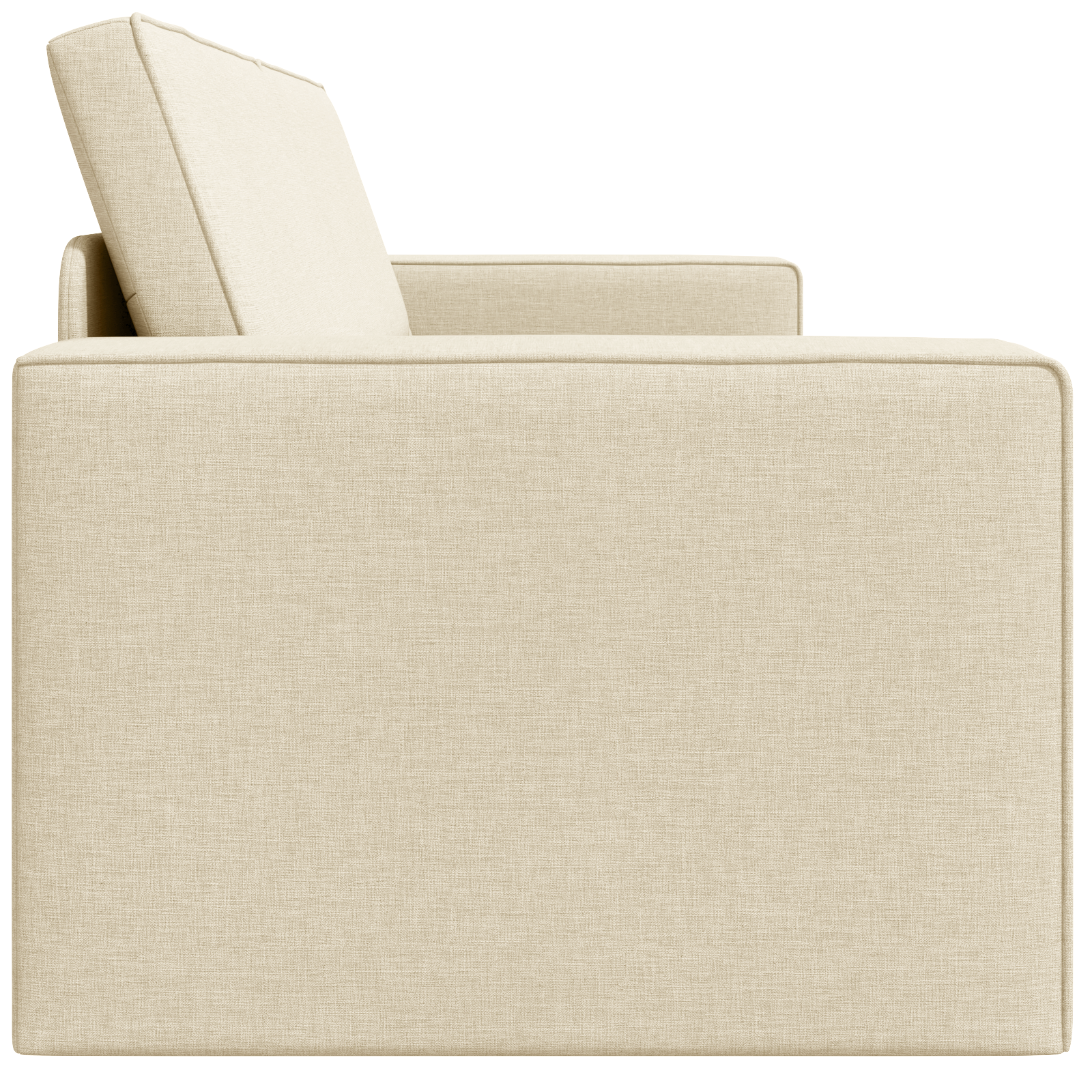 Padló kanapéágy 2 az 1-ben krém 245x150x60.5 cm szövet