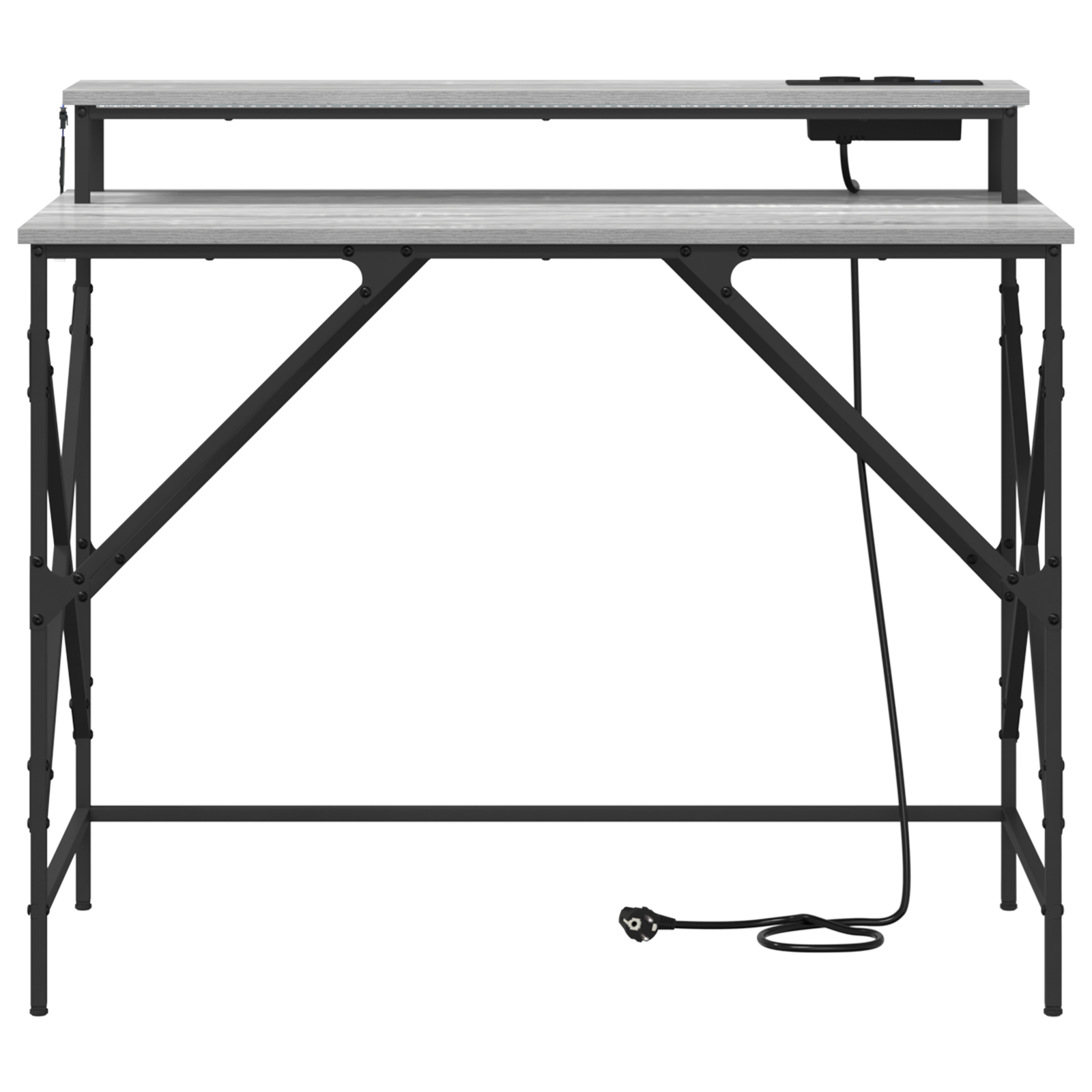 Asztal szürke sonoma 100 x 50 x 86.5 cm faanyag Asztal szürke sonoma 100 x 50 x 86.5 cm faanyag