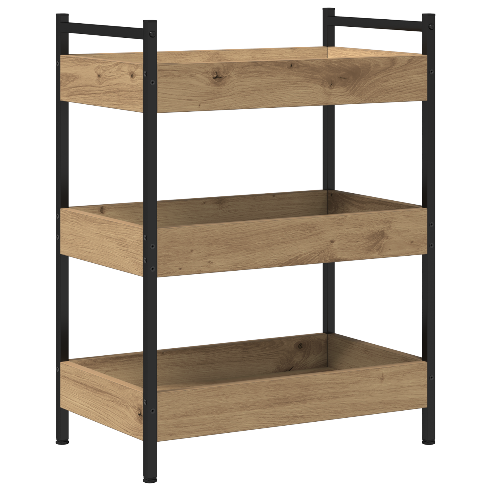 Konyhai kocsiszekrény mesteri tölgy 50x30x70 cm mérnöki fa Konyhai kocsiszekrény mesteri tölgy 50x30x70 cm mérnöki fa