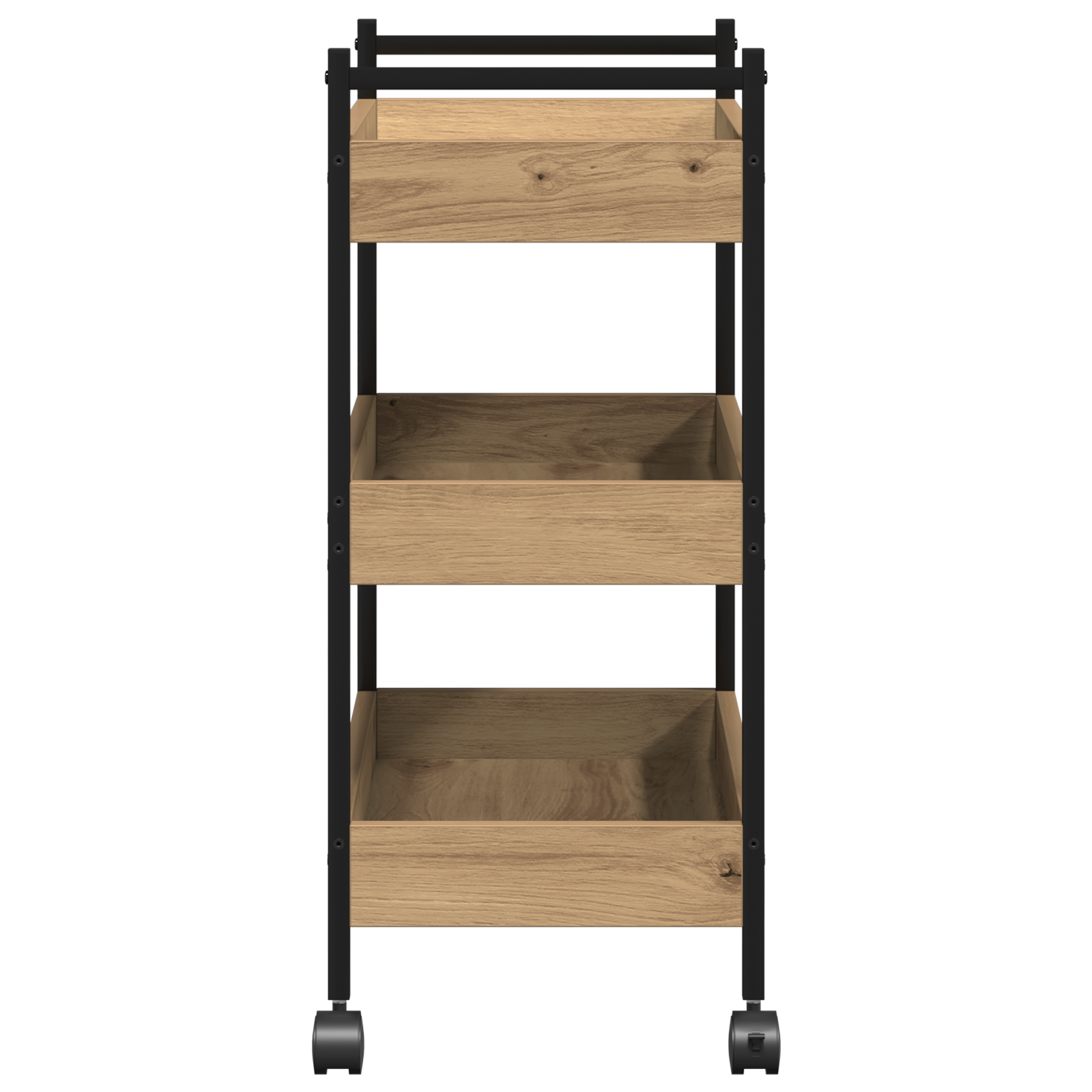 Konyhai kocsiszekrény mesteri tölgy 50x30x70 cm mérnöki fa Konyhai kocsiszekrény mesteri tölgy 50x30x70 cm mérnöki fa