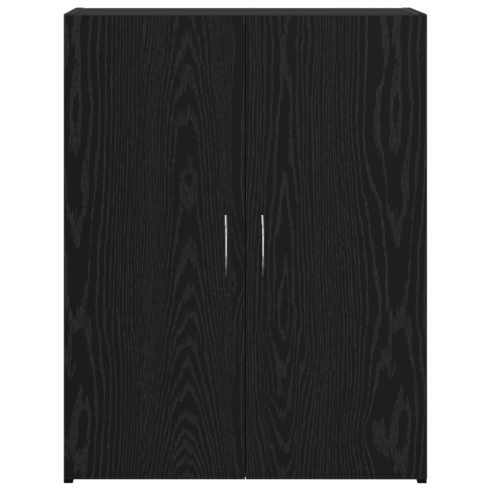 Iroda szekrény fekete tölgy 60x32x77.5 cm szerelt fa