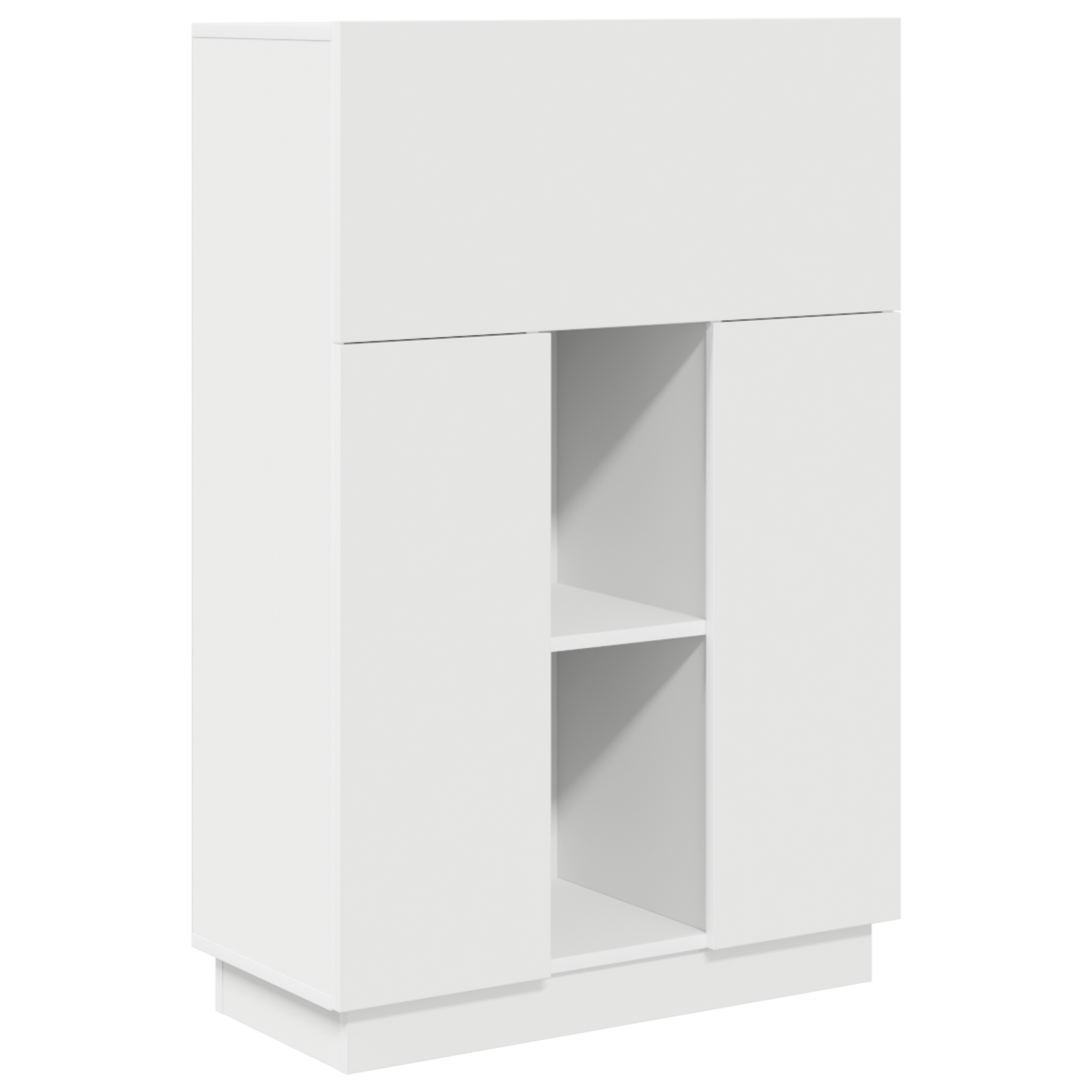 Fehér íróasztal fehér mérnöki fa közepes fehér íróasztal