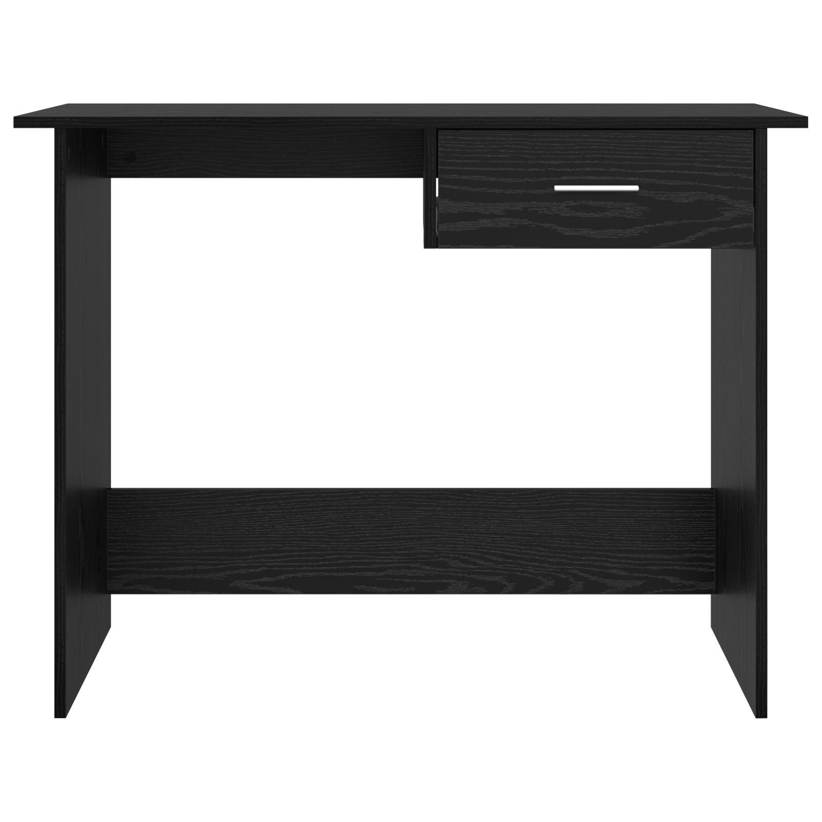 Asztal fiókkal musta tammi 100 x 50 x 76 cm faanyag Asztal fiókkal musta tammi 100 x 50 x 76 cm faanyag