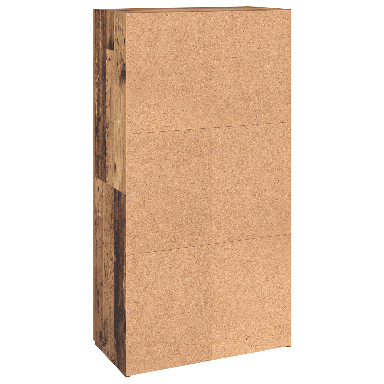 Irodai szekrény polcokkal tárolóval ajtóval öreg fa 60 x 32 x 115 cm faanyag