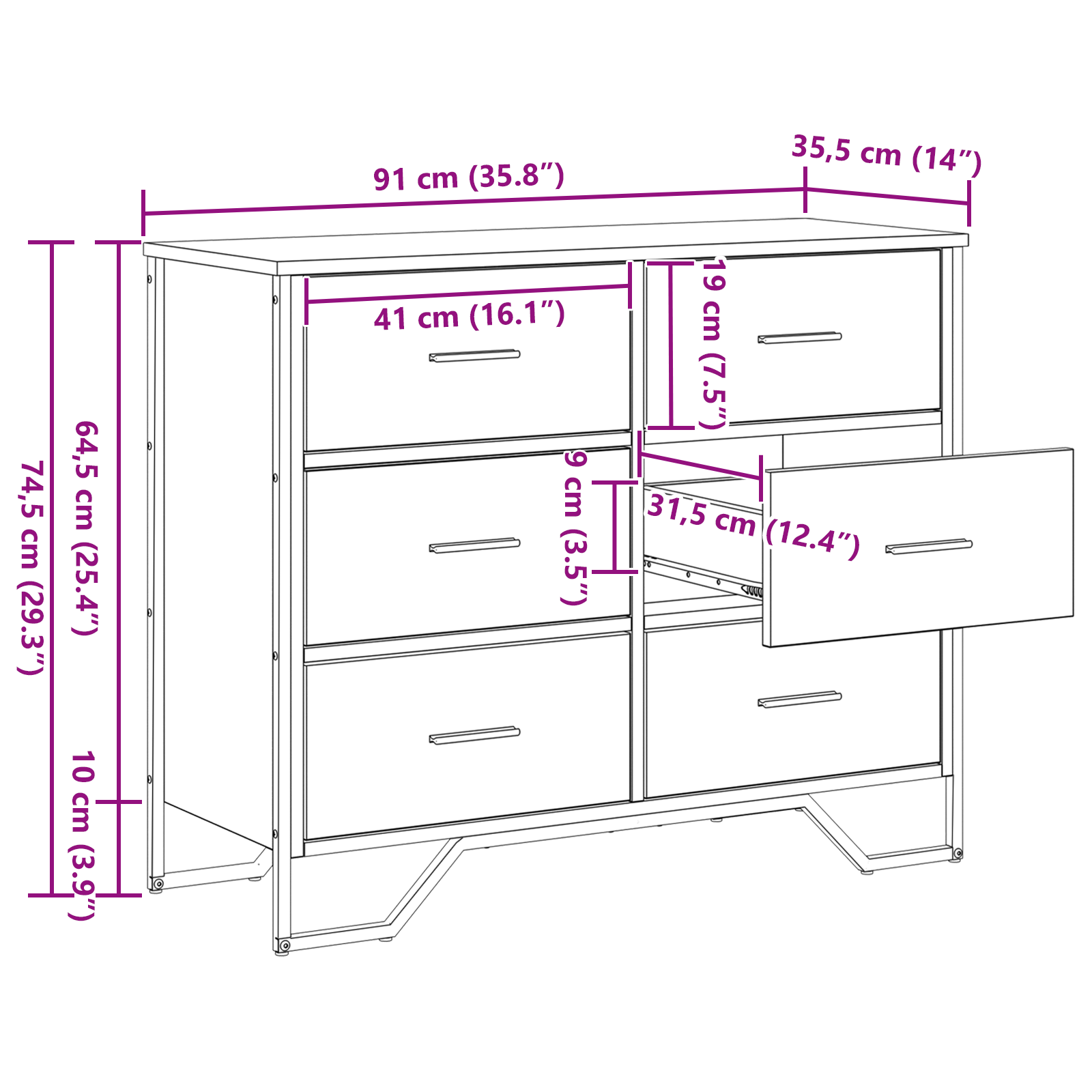 Éjjeliszekrény fekete tölgy 91x35.5x74.5 cm szerelt fa Éjjeliszekrény fekete tölgy 91x35.5x74.5 cm szerelt fa