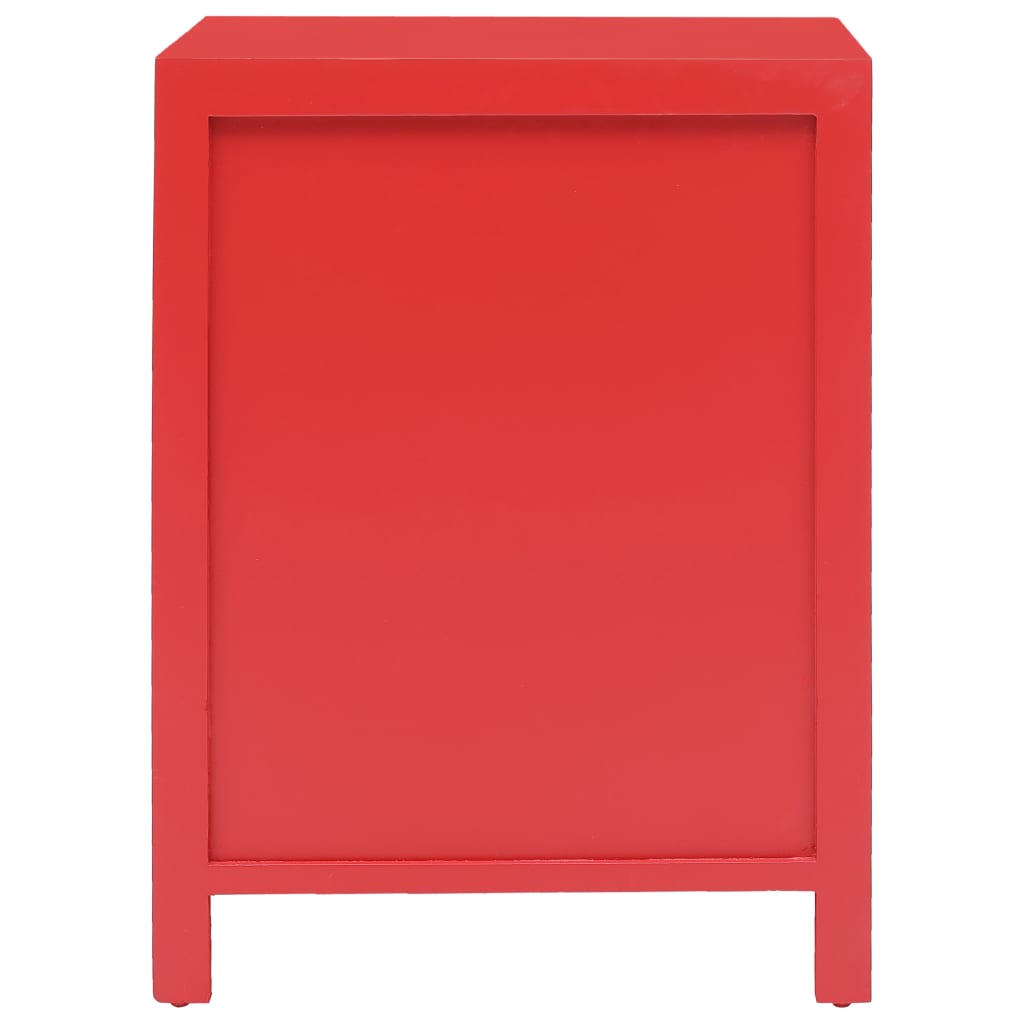 Piros császárfa éjjeliszekrény 38 x 28 x 52 cm