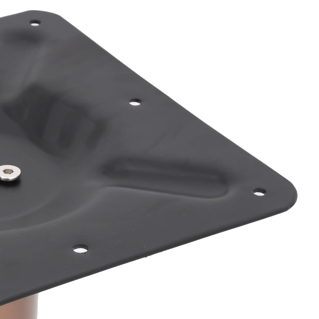 Sárgaréz színű rozsdamentes acél bisztróasztalláb 70x40x72 cm