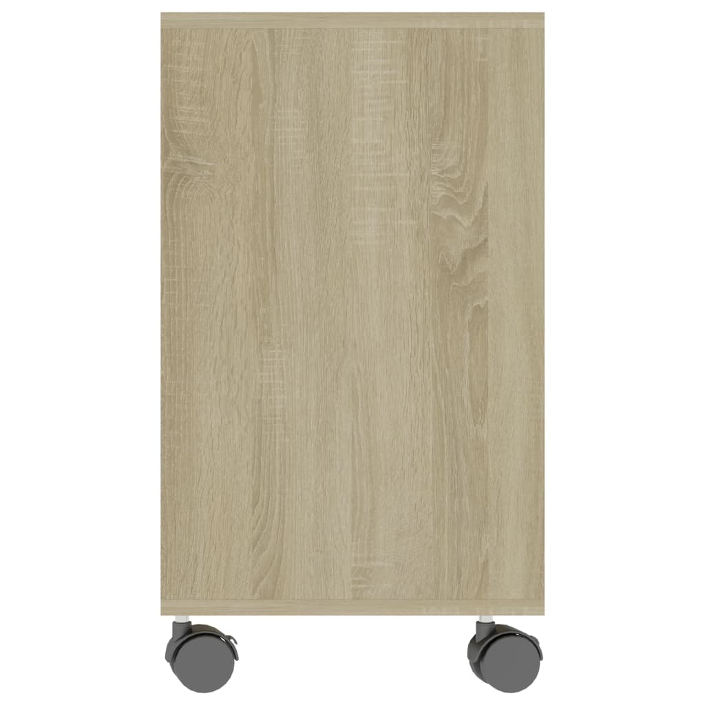Sonomatölgy színű forgácslap tálalóasztal 70 x 35 x 55 cm Sonomatölgy színű forgácslap tálalóasztal 70 x 35 x 55 cm