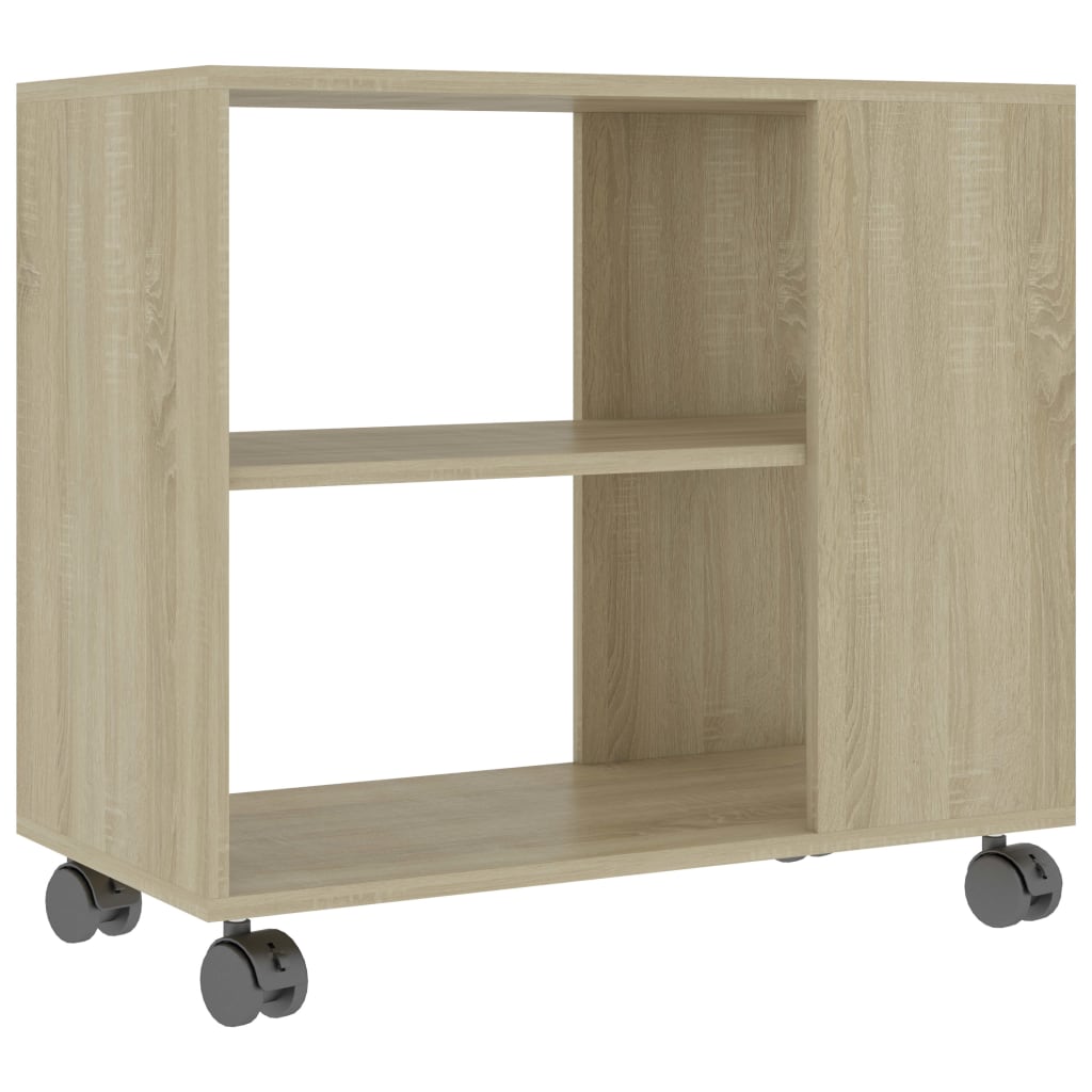 Sonomatölgy színű forgácslap tálalóasztal 70 x 35 x 55 cm Sonomatölgy színű forgácslap tálalóasztal 70 x 35 x 55 cm