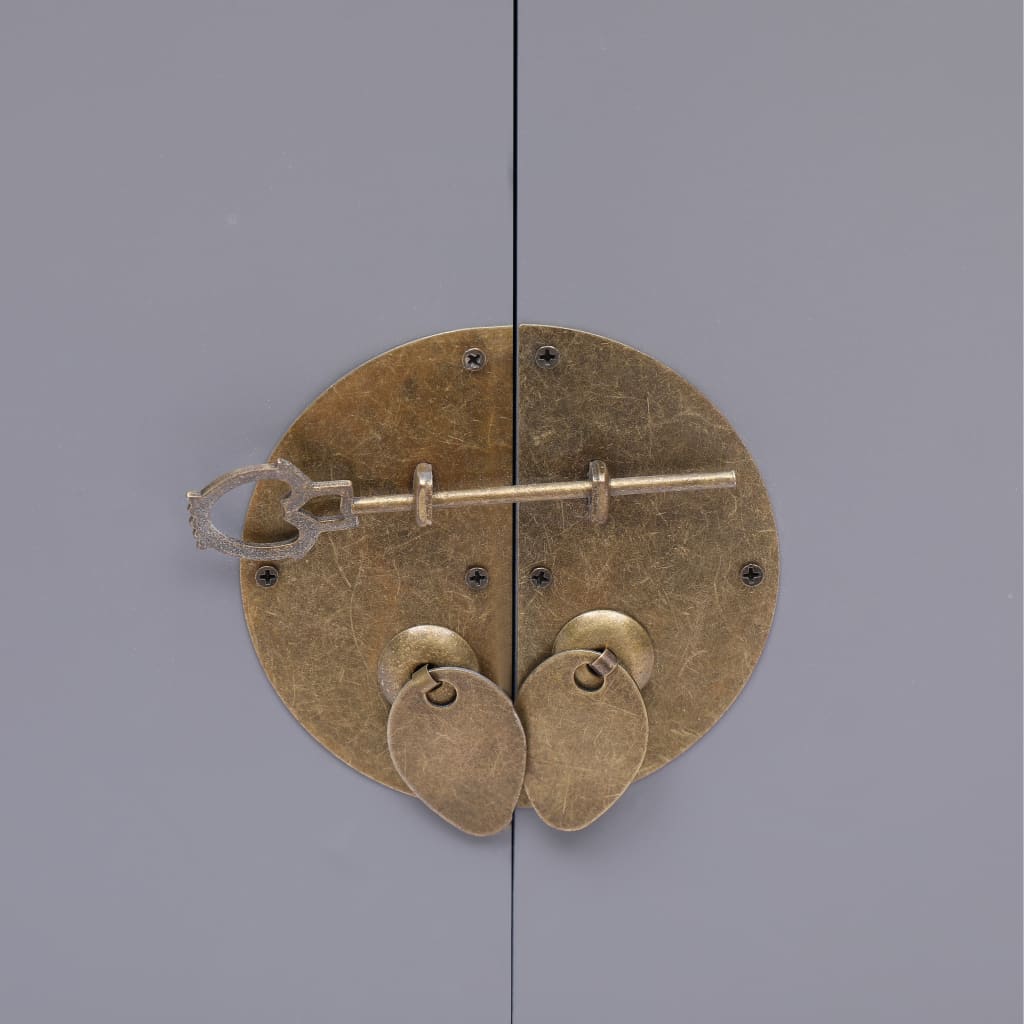 Szürke császárfa éjjeliszekrény 38 x 28 x 52 cm