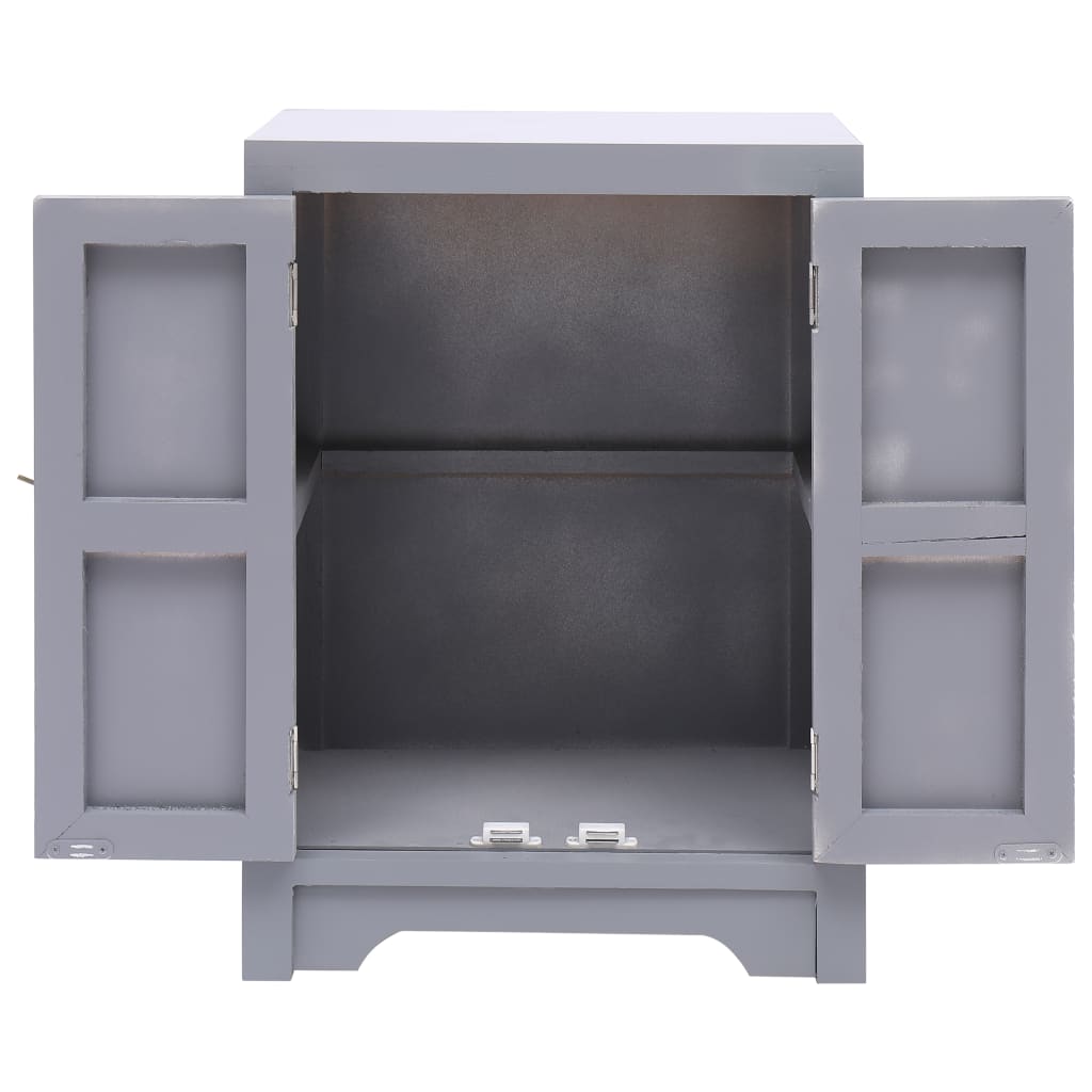 Szürke császárfa éjjeliszekrény 38 x 28 x 52 cm