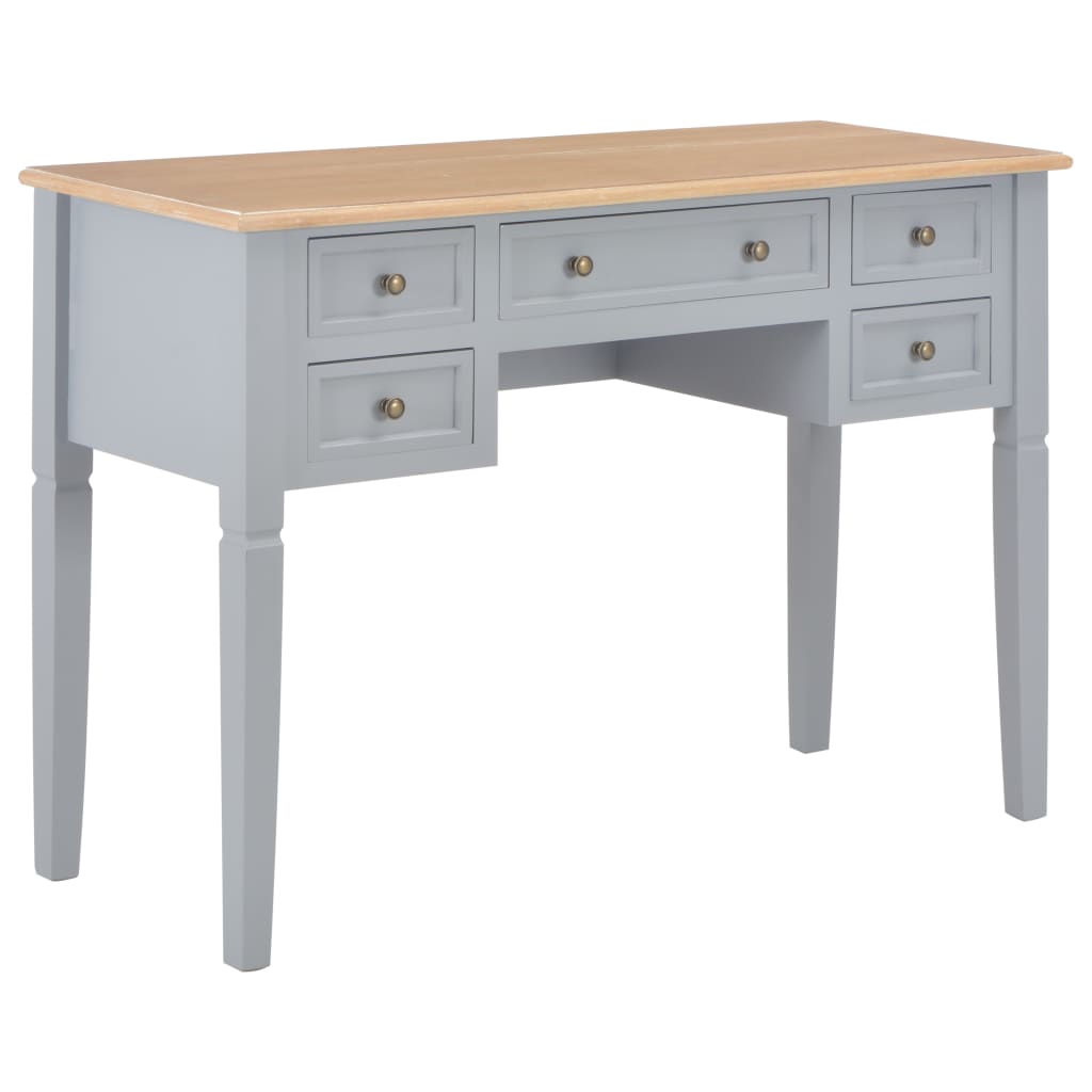 Szürke fa íróasztal 109,5 x 45 x 77,5 cm Szürke fa íróasztal 109,5 x 45 x 77,5 cm