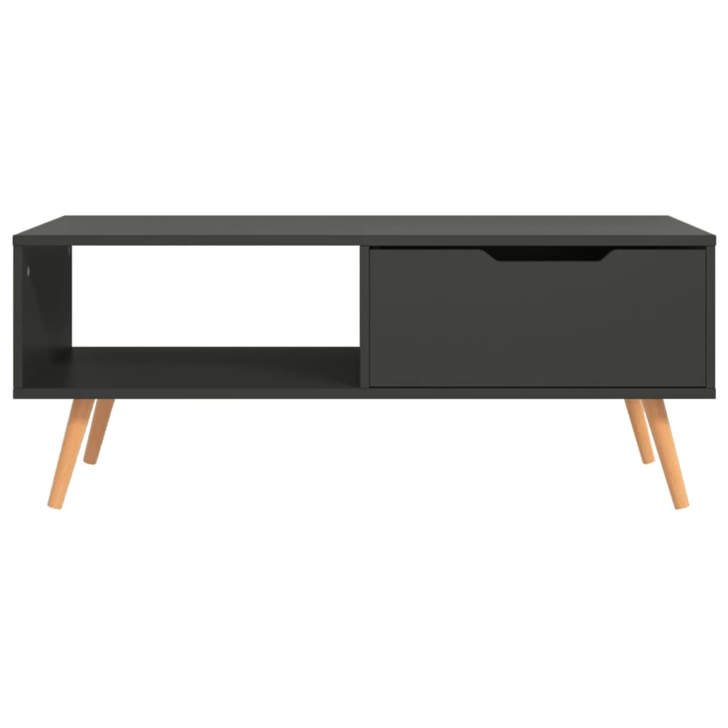Szürke forgácslap dohányzóasztal 100 x 49,5 x 43 cm Szürke forgácslap dohányzóasztal 100 x 49,5 x 43 cm