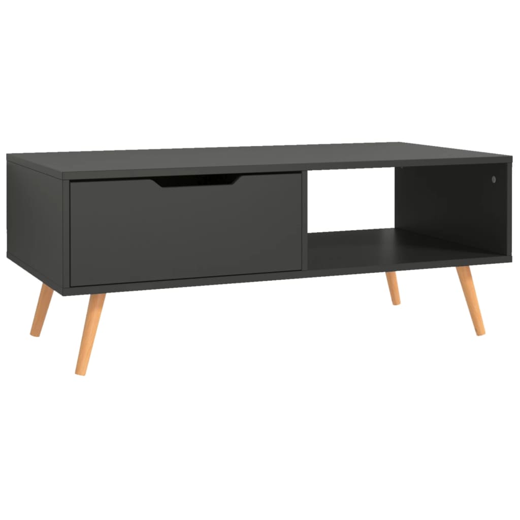 Szürke forgácslap dohányzóasztal 100 x 49,5 x 43 cm Szürke forgácslap dohányzóasztal 100 x 49,5 x 43 cm