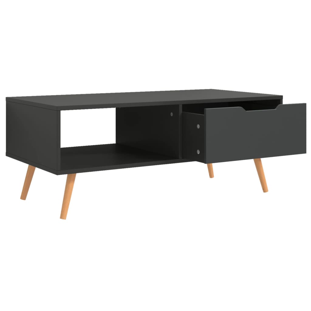 Szürke forgácslap dohányzóasztal 100 x 49,5 x 43 cm Szürke forgácslap dohányzóasztal 100 x 49,5 x 43 cm