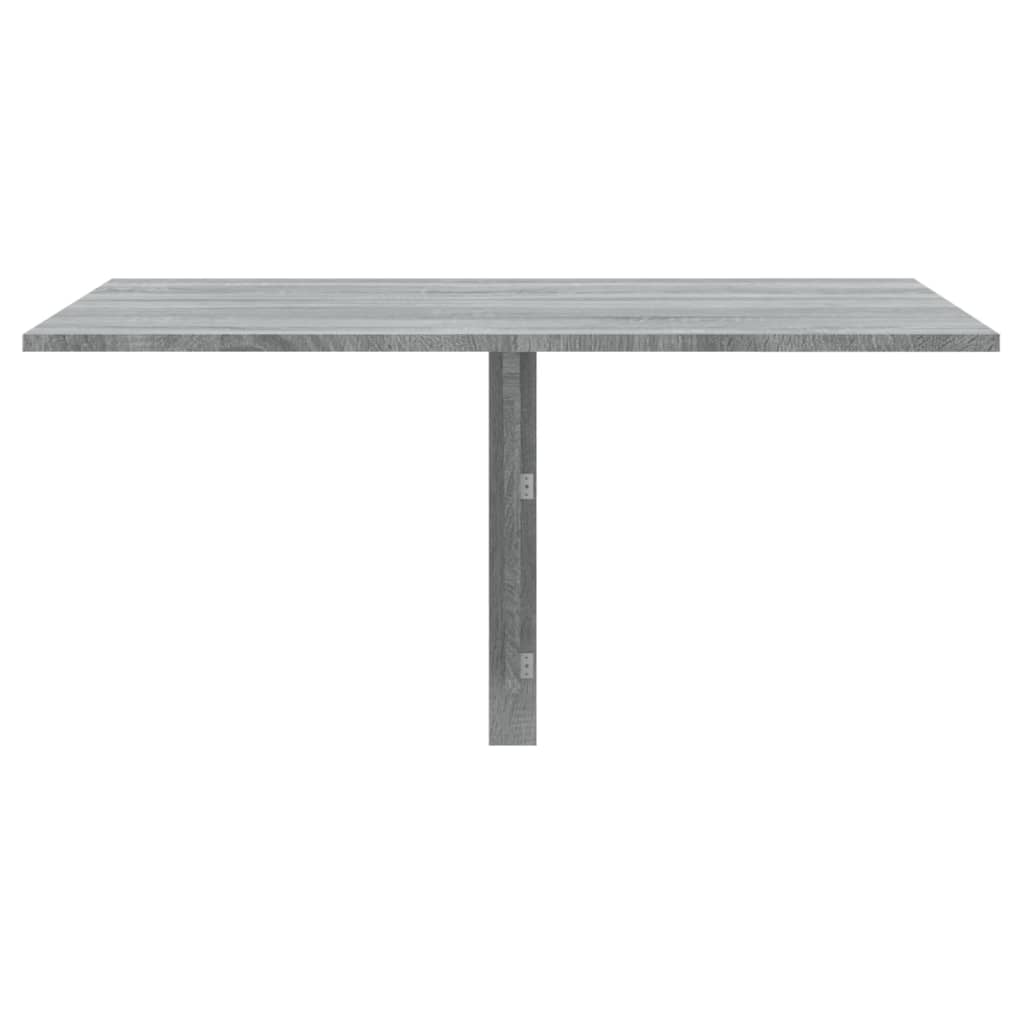 Szürke sonoma szerelt fa összecsukható fali asztal 100x60x56 cm Szürke sonoma szerelt fa összecsukható fali asztal 100x60x56 cm