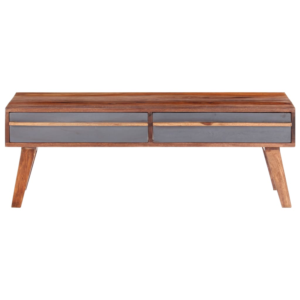 Szürke tömör kelet-indiai rózsafa dohányzóasztal 110x50x40 cm Szürke tömör kelet-indiai rózsafa dohányzóasztal 110x50x40 cm