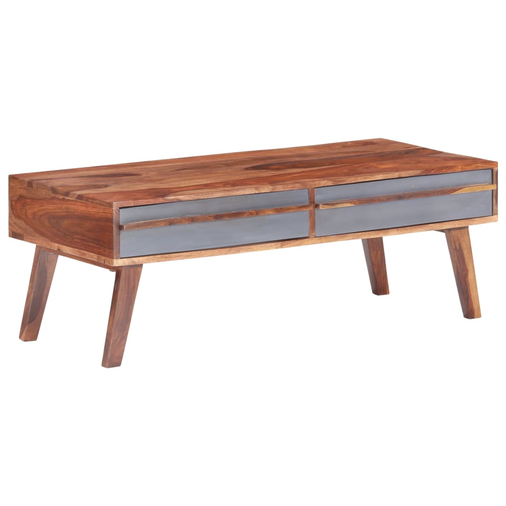 Szürke tömör kelet-indiai rózsafa dohányzóasztal 110x50x40 cm Szürke tömör kelet-indiai rózsafa dohányzóasztal 110x50x40 cm