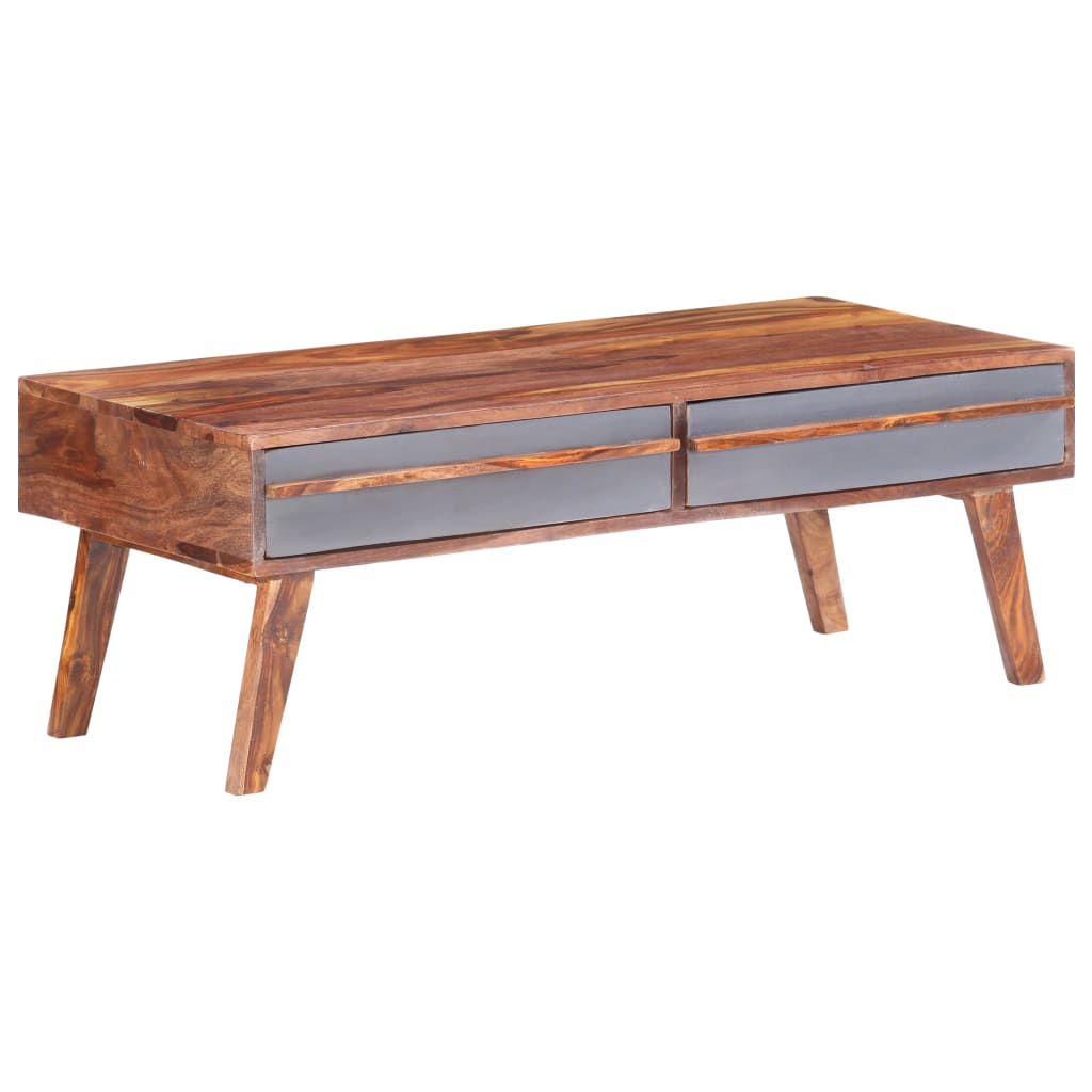 Szürke tömör kelet-indiai rózsafa dohányzóasztal 110x50x40 cm Szürke tömör kelet-indiai rózsafa dohányzóasztal 110x50x40 cm