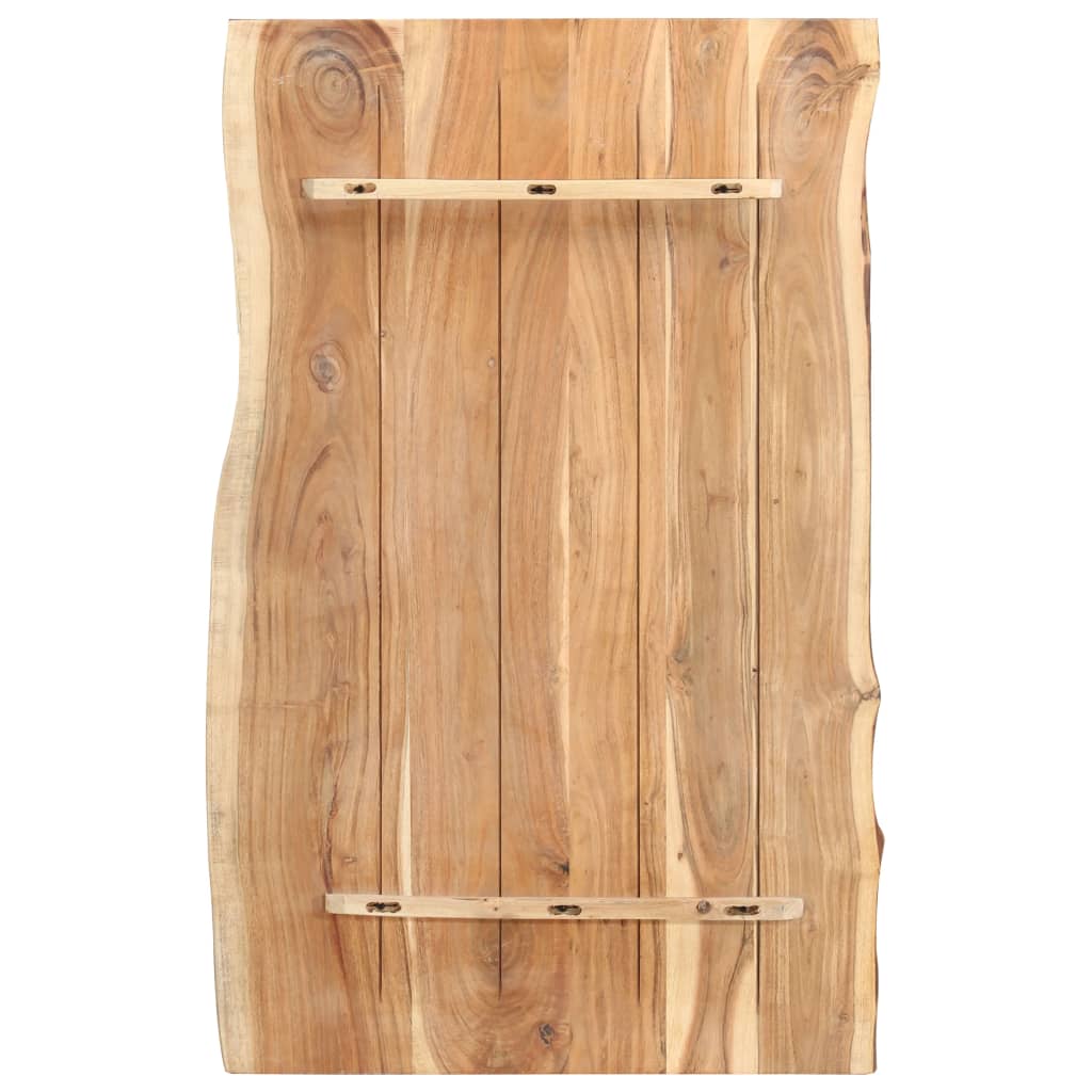 Tömör akácfa asztallap 100 x (50-60) x 3,8 cm Tömör akácfa asztallap 100 x (50-60) x 3,8 cm
