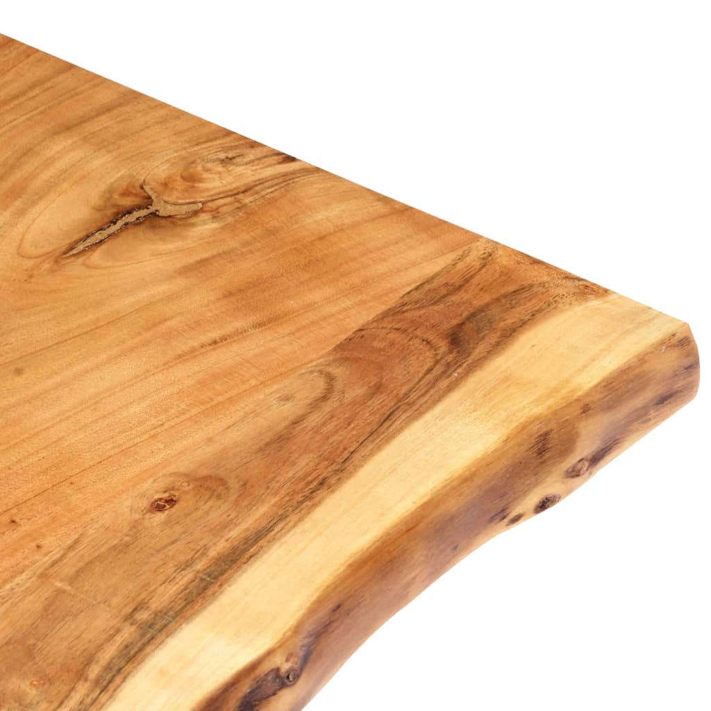 Tömör akácfa asztallap 100 x (50-60) x 3,8 cm Tömör akácfa asztallap 100 x (50-60) x 3,8 cm