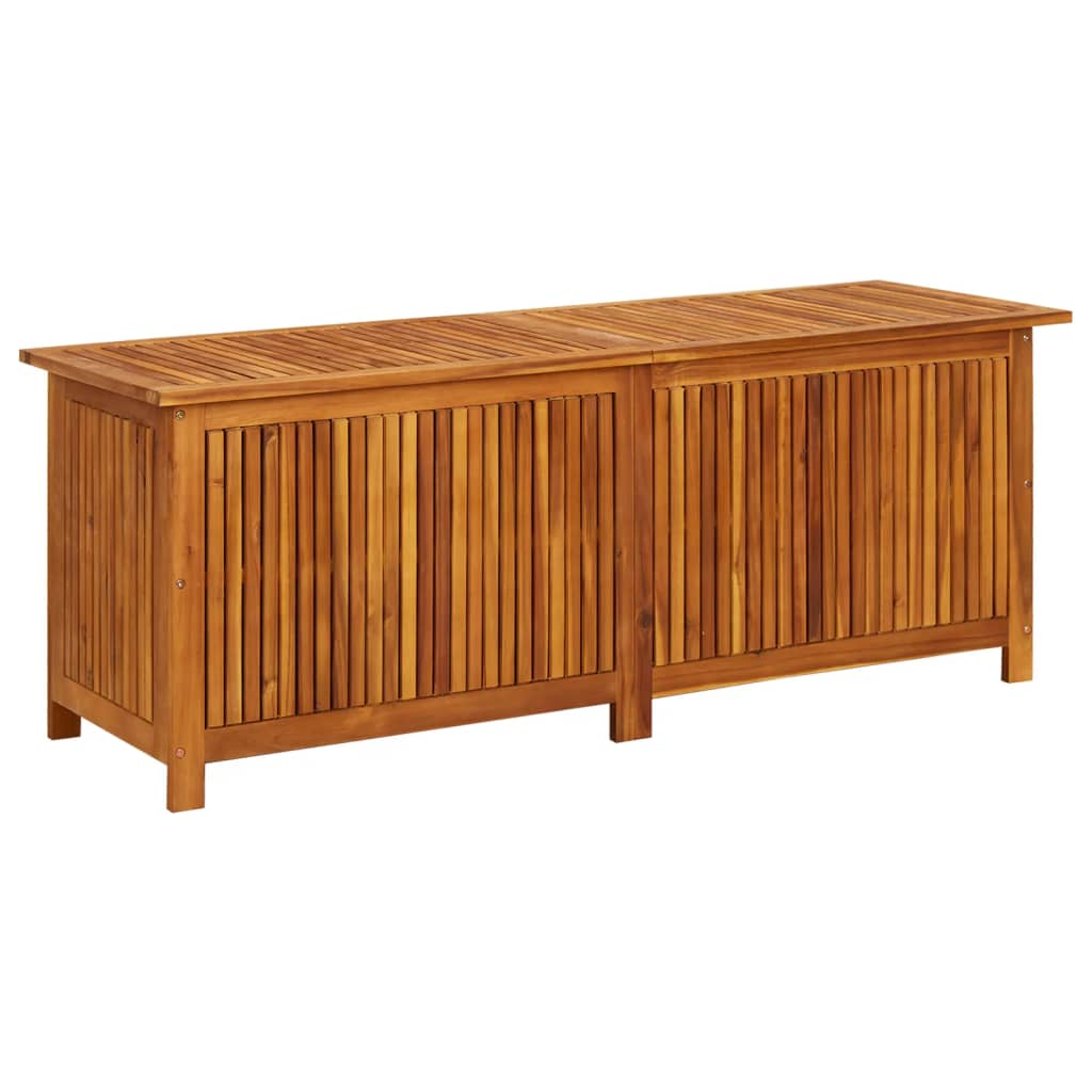 Tömör akácfa kerti tárolóláda 150 x 50 x 58 cm Tömör akácfa kerti tárolóláda 150 x 50 x 58 cm