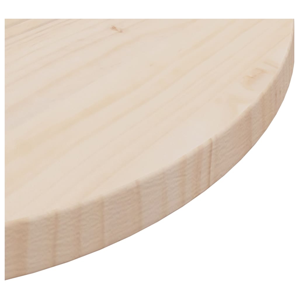 Tömör fenyőfa asztallap ø50 x 2,5 cm