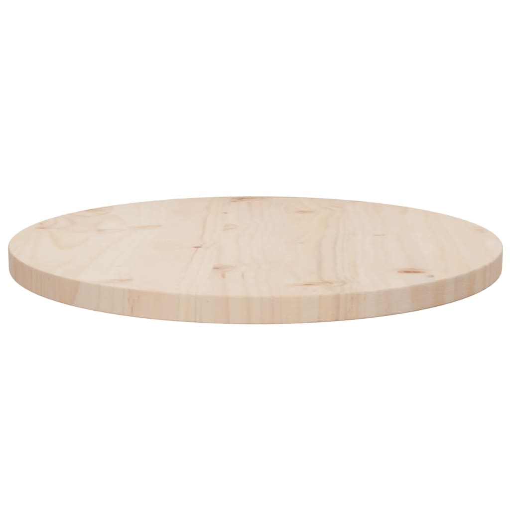 Tömör fenyőfa asztallap ø50 x 2,5 cm